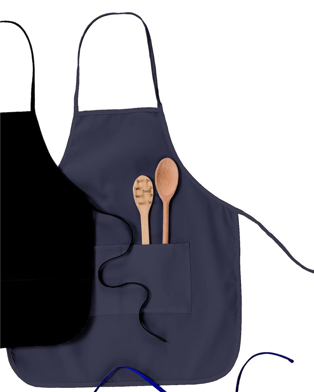Big Accessories Two-Pocket 28" Apron - Image 1