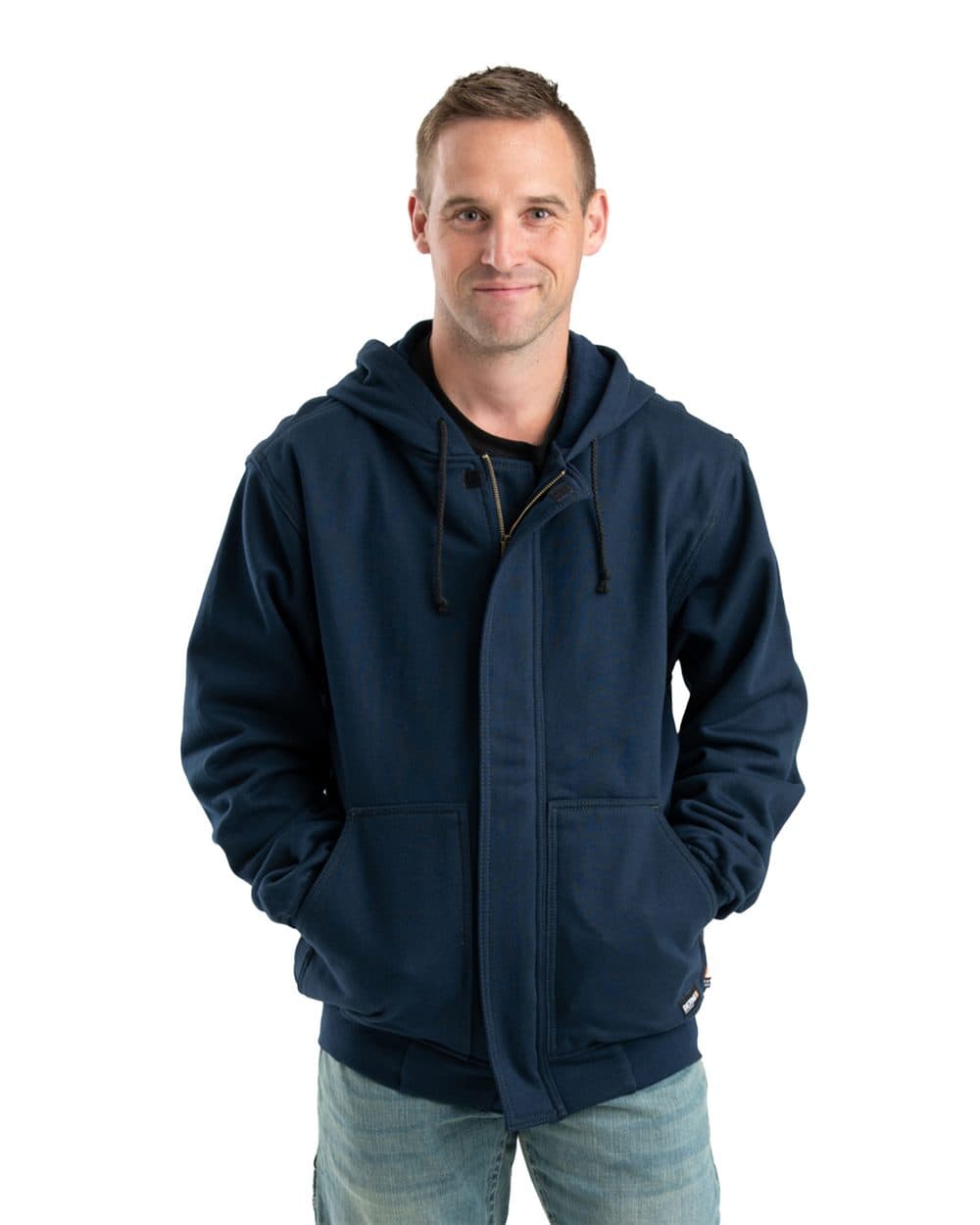 Berne Apparel Men's Tall Flame-Resistant Hooded Sweatshirt - Image 1