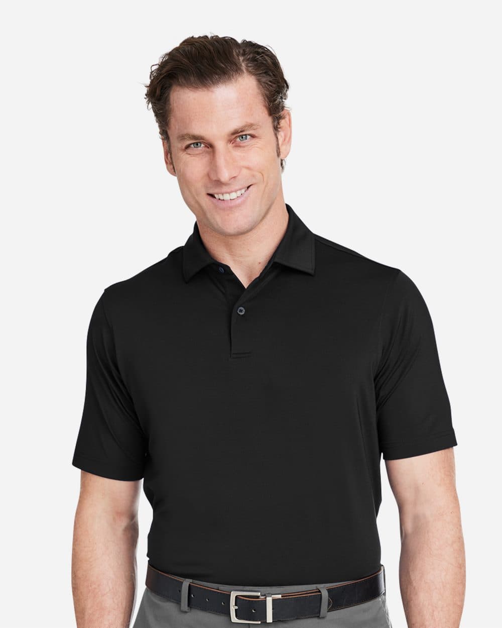 Fairway & Greene Men's USA Made Tournament Solid Tech Polo - Image 1