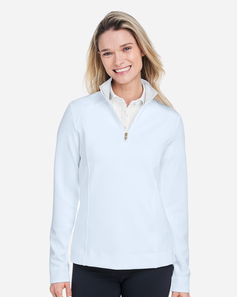 Fairway & Greene Women's Wells Tech Quarter-Zip Pullover - Image 1