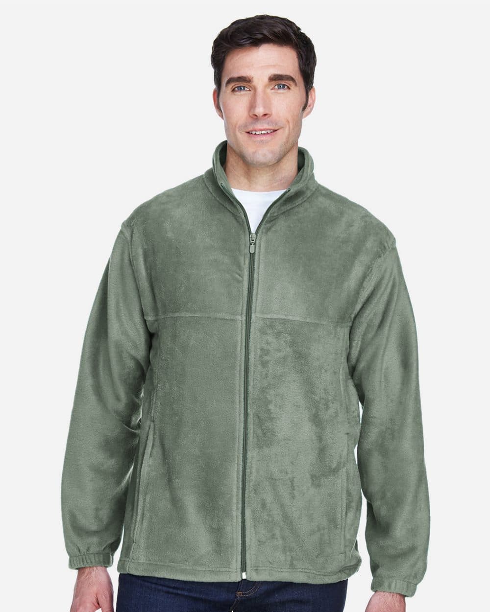 Harriton Men's Full-Zip Fleece - Image 1