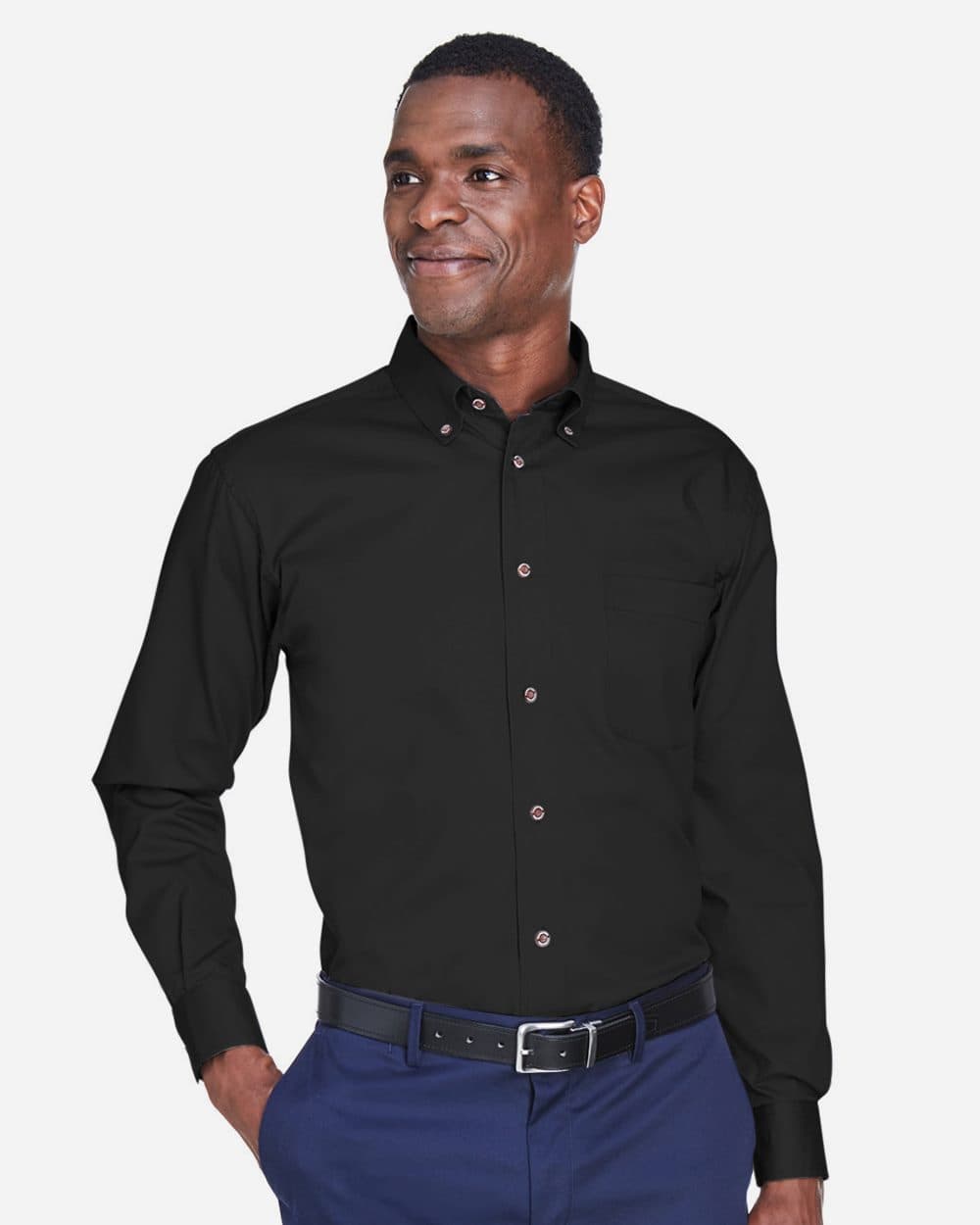 Harriton Men's Easy Blend™ Twill Shirt - Image 1
