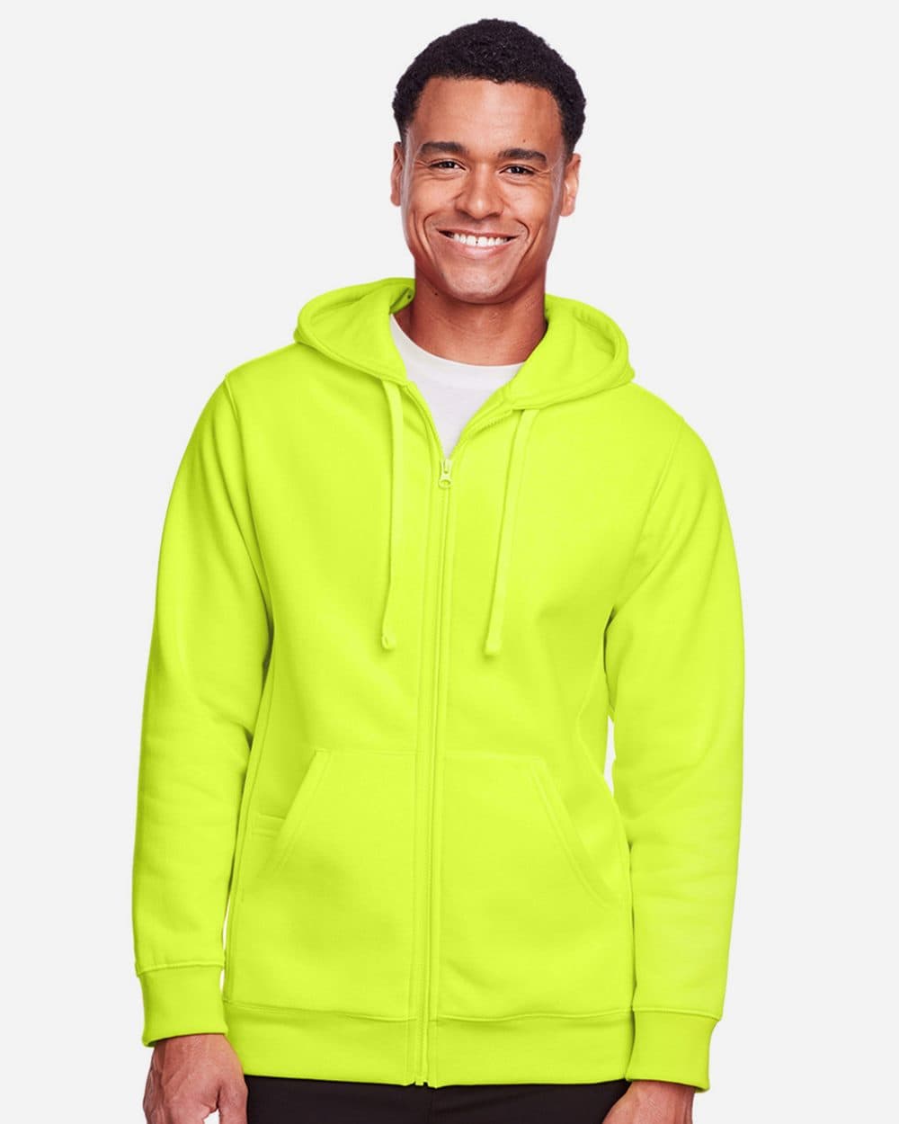 Team 365 Unisex Zone HydroSport™ Heavyweight Full-Zip Hooded Sweatshirt - Image 1