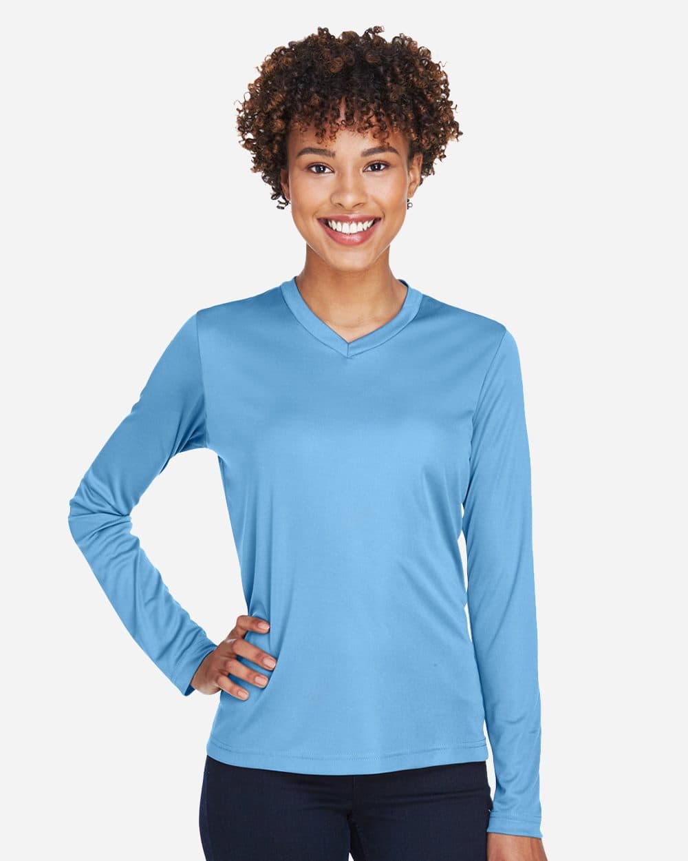 Team 365 Women's Zone Performance Long Sleeve T-Shirt - Image 1