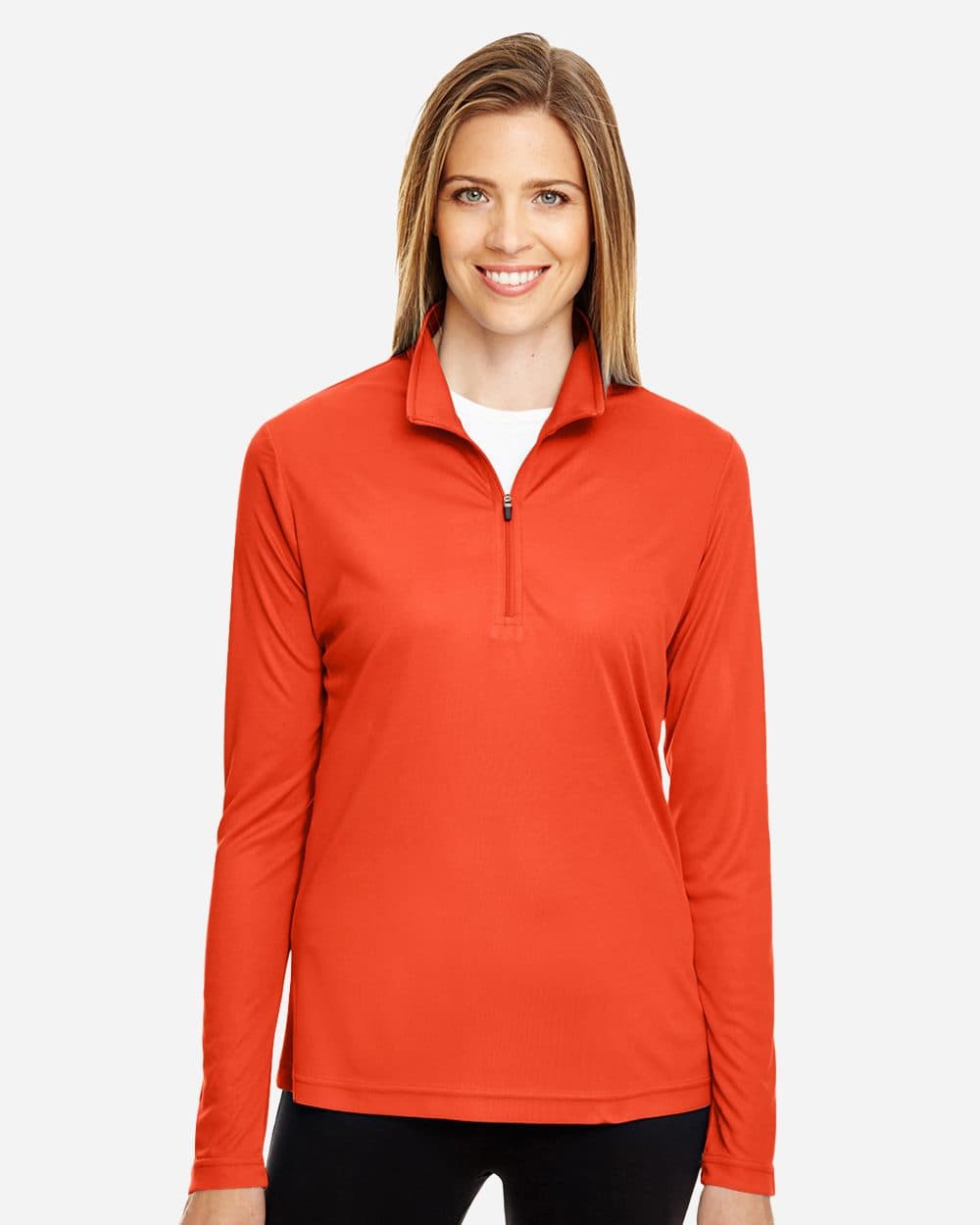 Team 365 Women's Zone Performance Quarter-Zip Pullover - Image 1