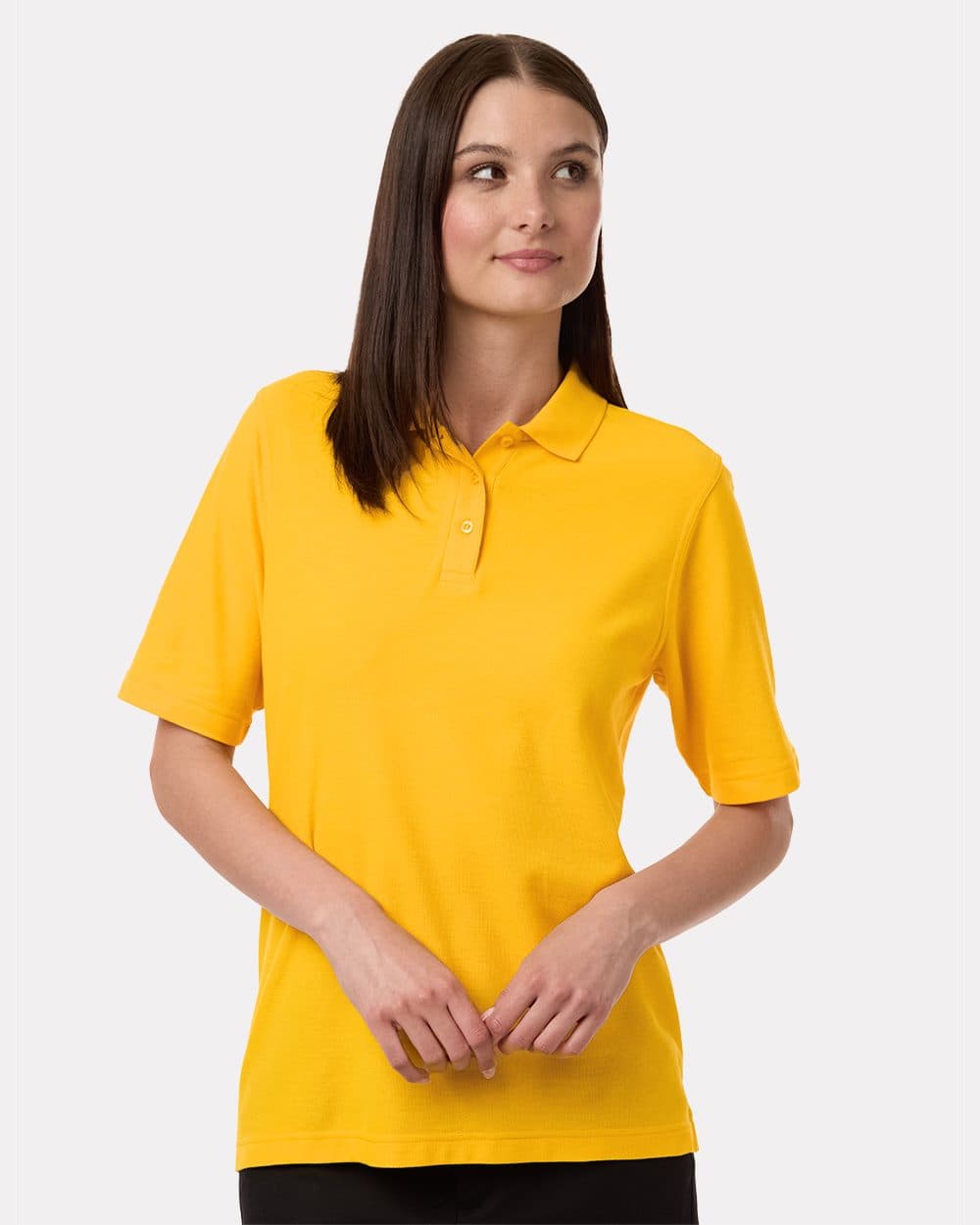 Harriton Women's Maverick CVC Pique Polo - Image 1