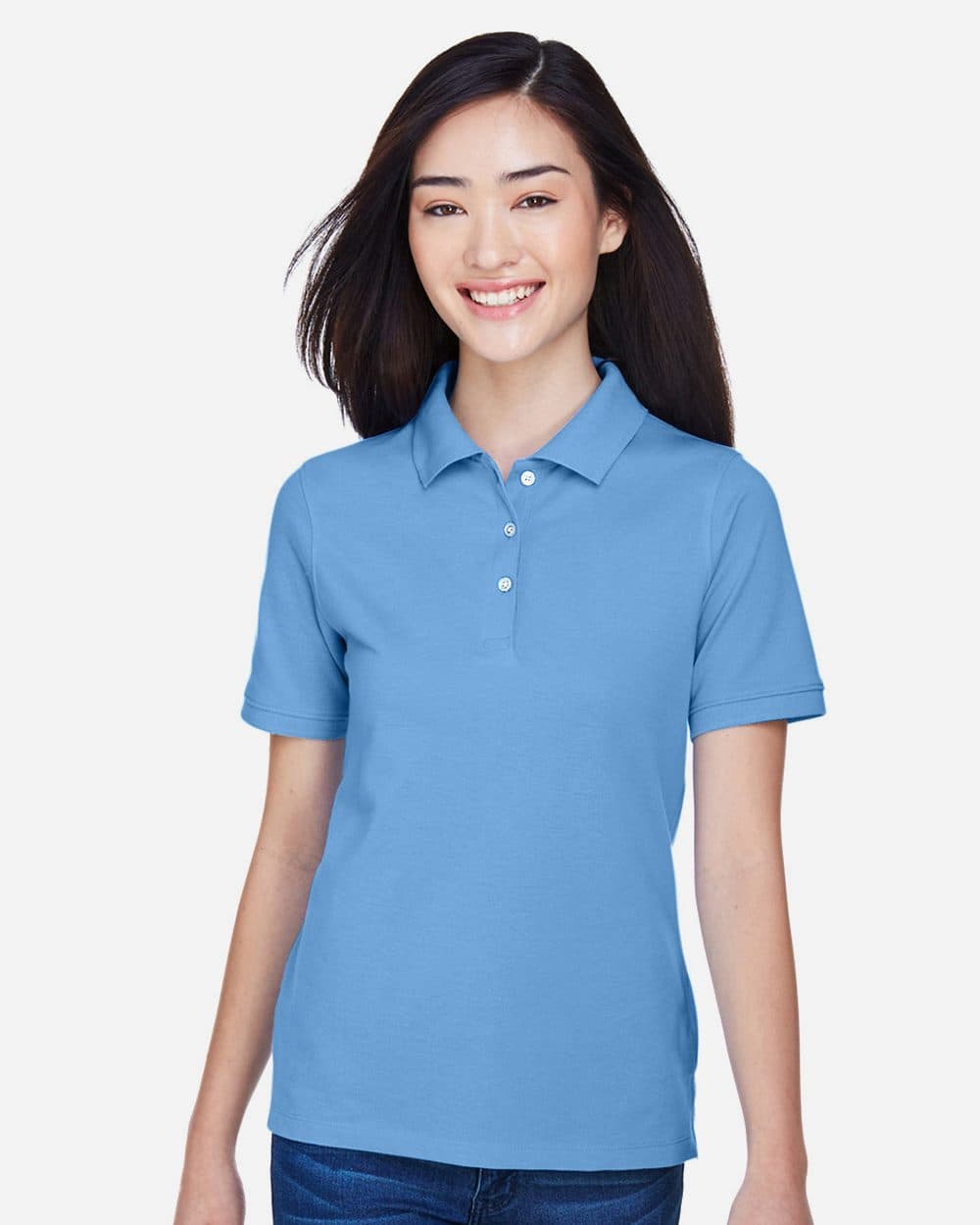 Harriton Women's Easy Blend Polo - Image 1