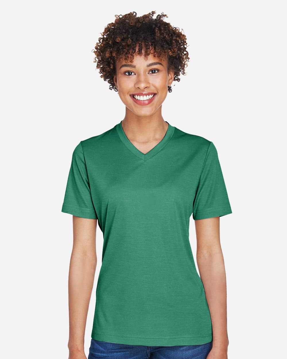 Team 365 Women's Sonic Heather Performance T-Shirt - Image 1