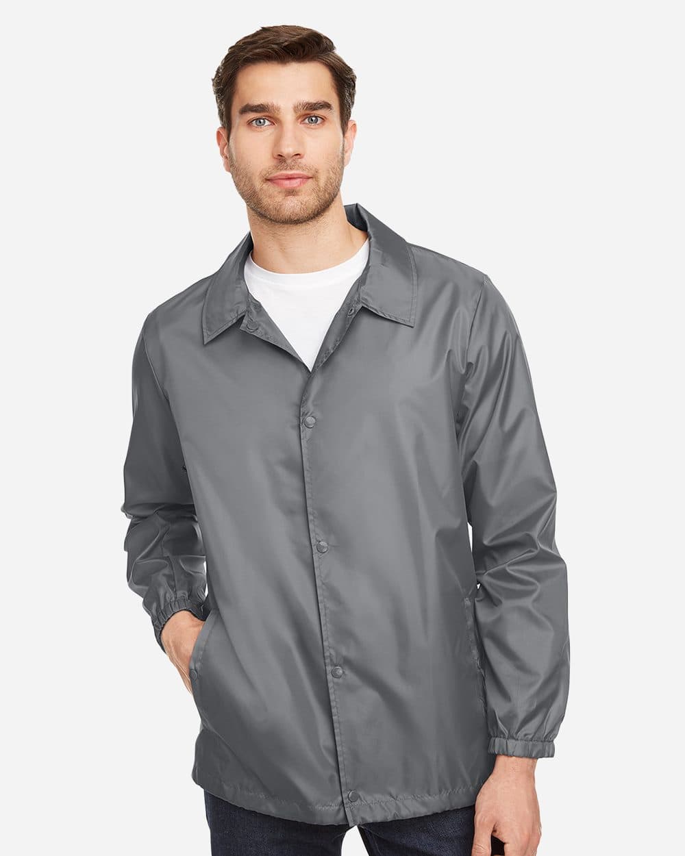 Team 365 Unisex Zone Protect Coaches Jacket - Image 1