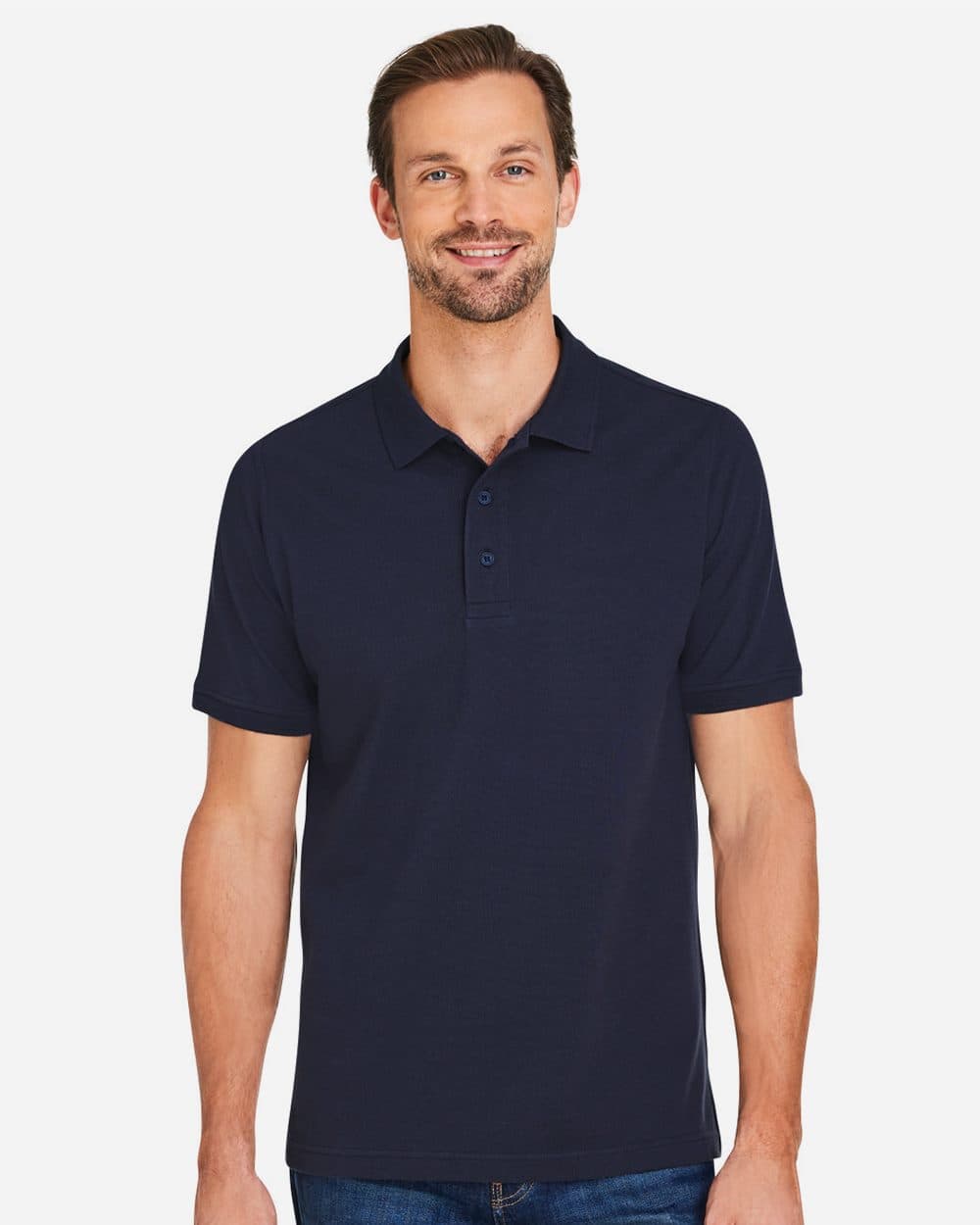 Harriton Men's Valiant Cotton Snag Protect Polo - Image 1