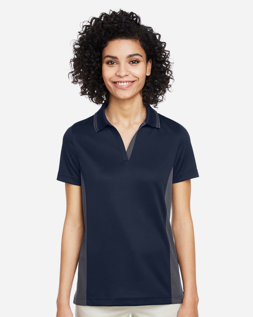Harriton Women's Flash Snag Protection Plus IL Colorblock Polo - Image 1