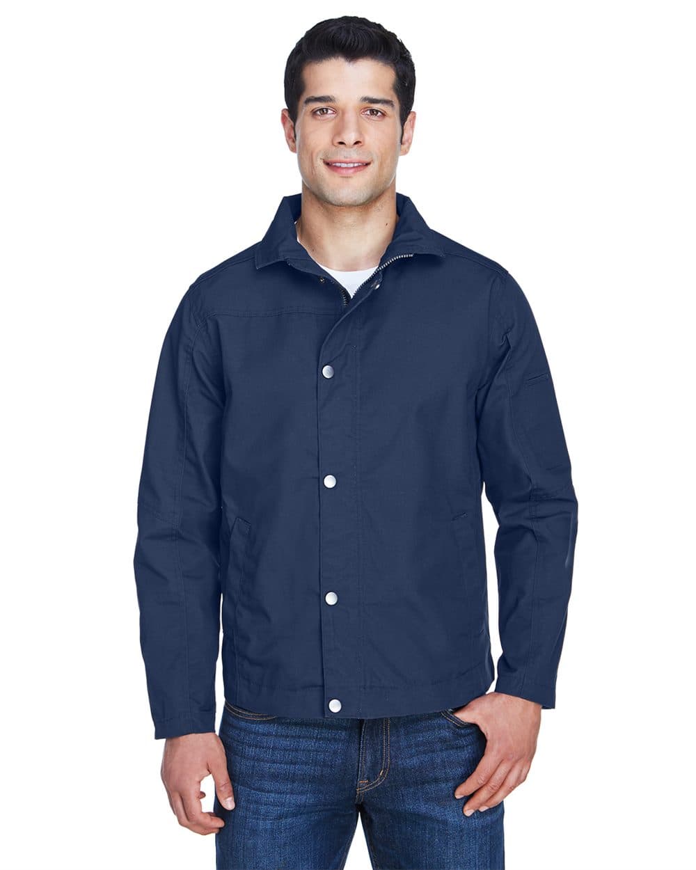 Harriton Men's Auxiliary Canvas Work Jacket - Image 1