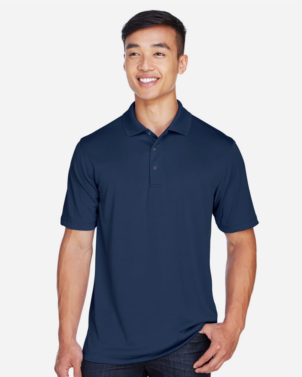 Harriton Men's Advantage Snag Protection Plus IL Snap Placket Polo - Image 1