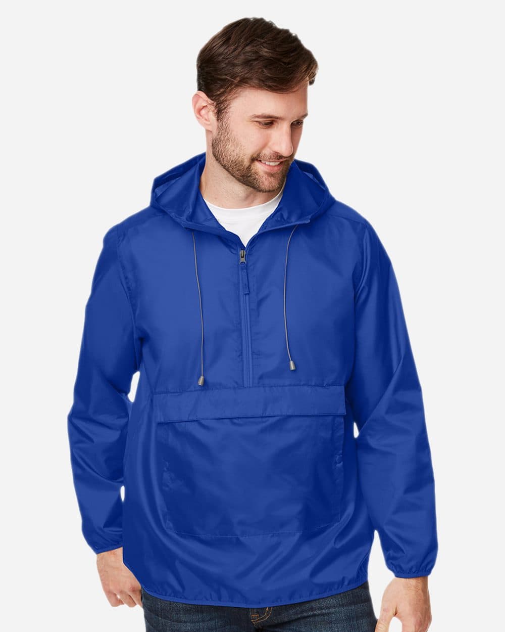 Team 365 Unisex Zone Protect Packable Anorak Jacket - Image 1