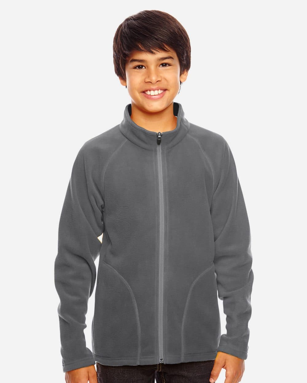 Team 365 Youth Campus Microfleece Jacket - Image 1