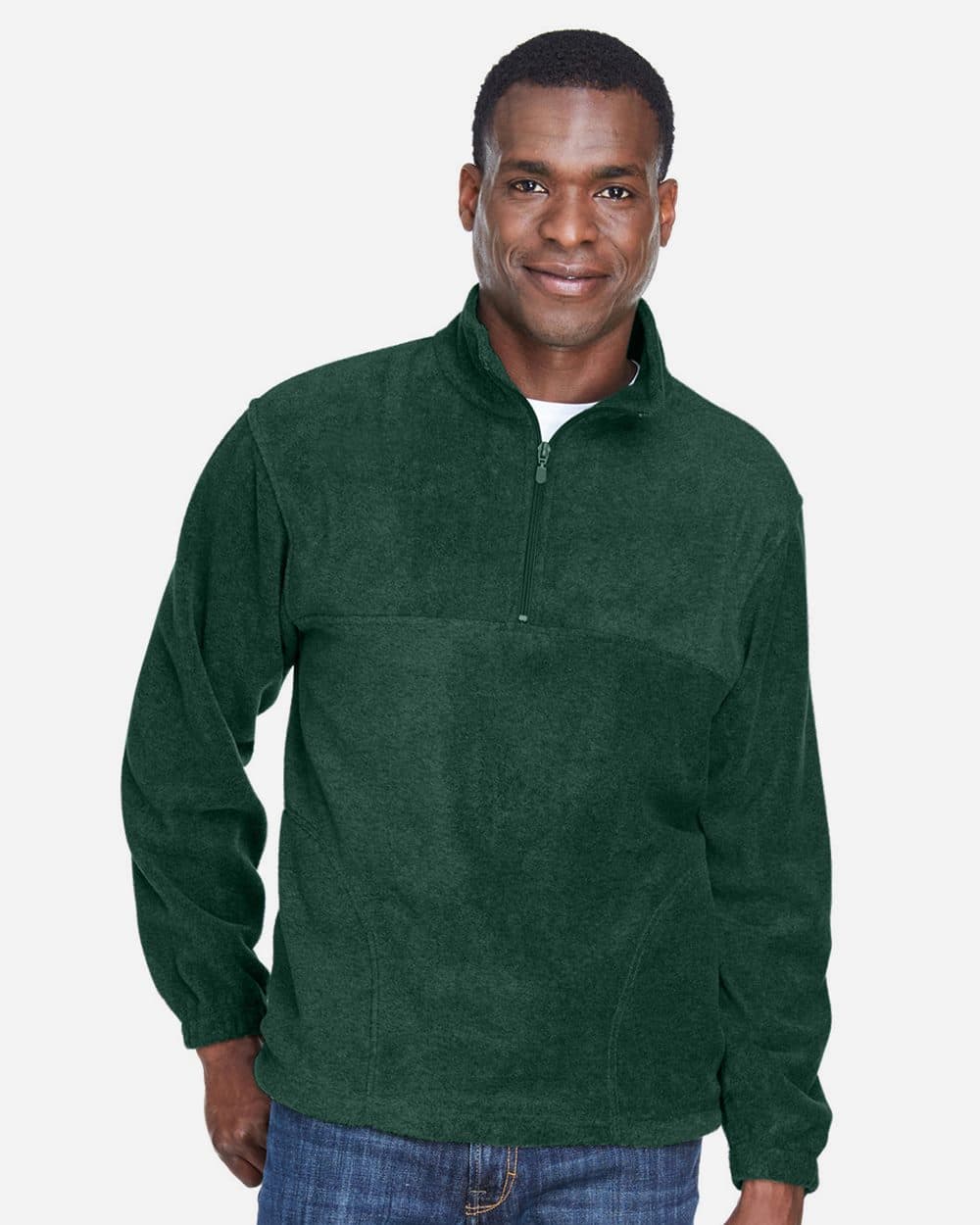 Harriton Men's Fleece Quarter-Zip Pullover - Image 1