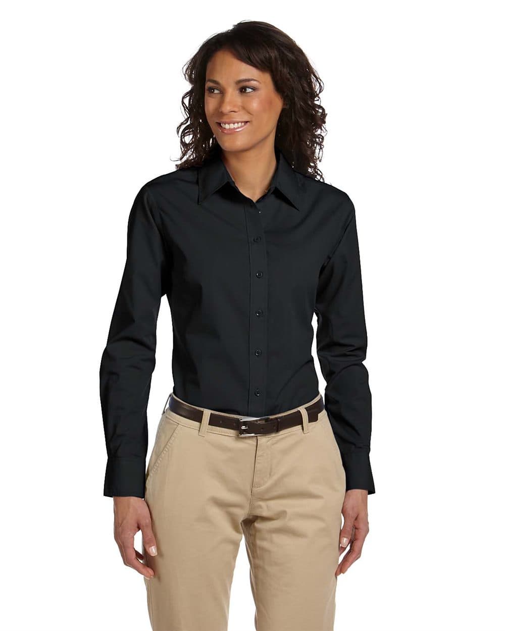 Harriton Women's Essential Poplin - Image 1