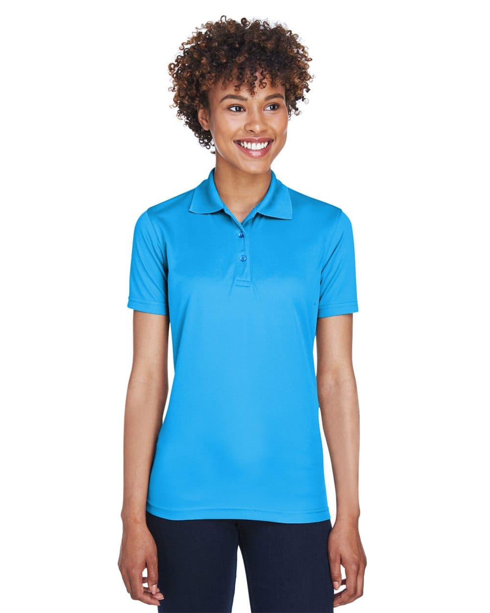 UltraClub Women's Cool & Dry Mesh Piqué Polo - Image 1
