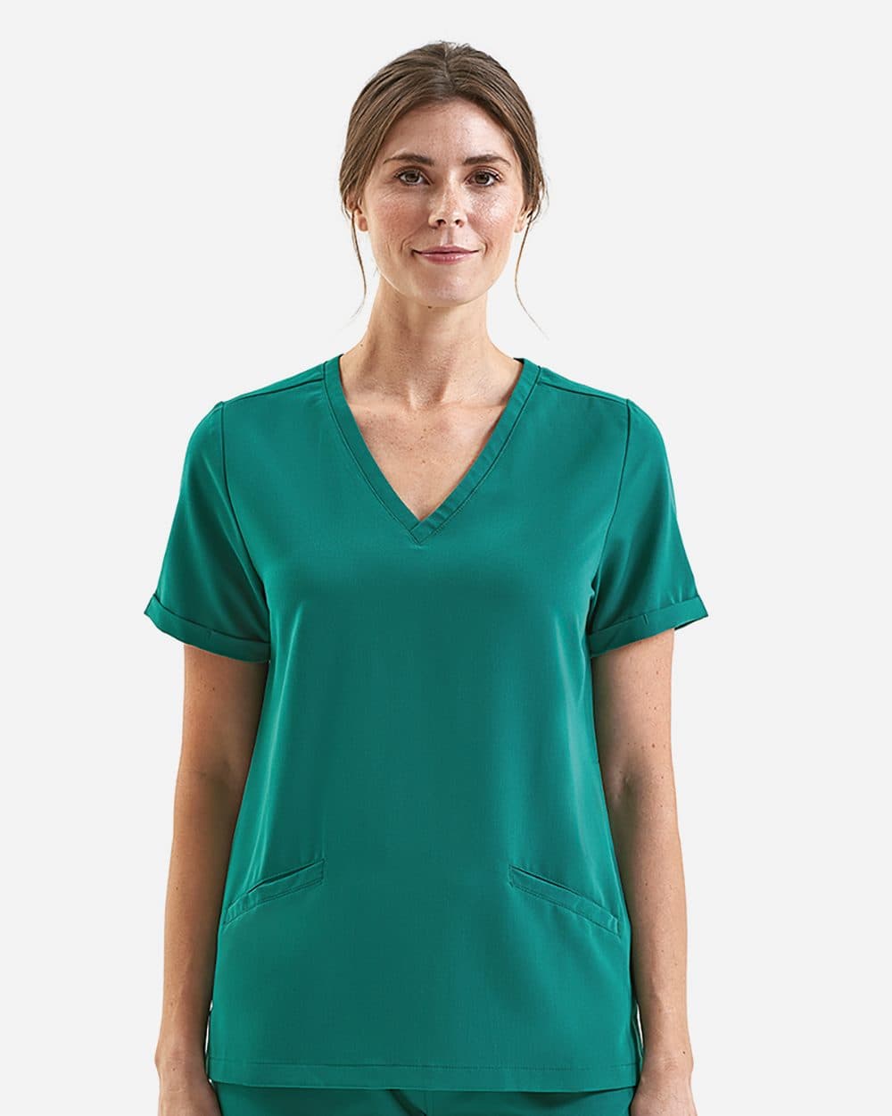 Onna Women's Invincible V-Neck Stretch Scrub Top - Image 1
