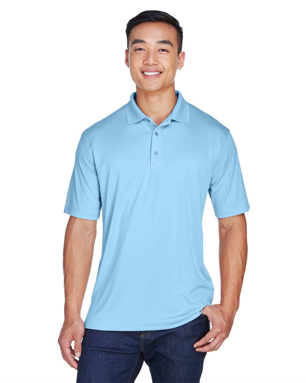 UltraClub Men's Cool & Dry Sport Polo - Image 1