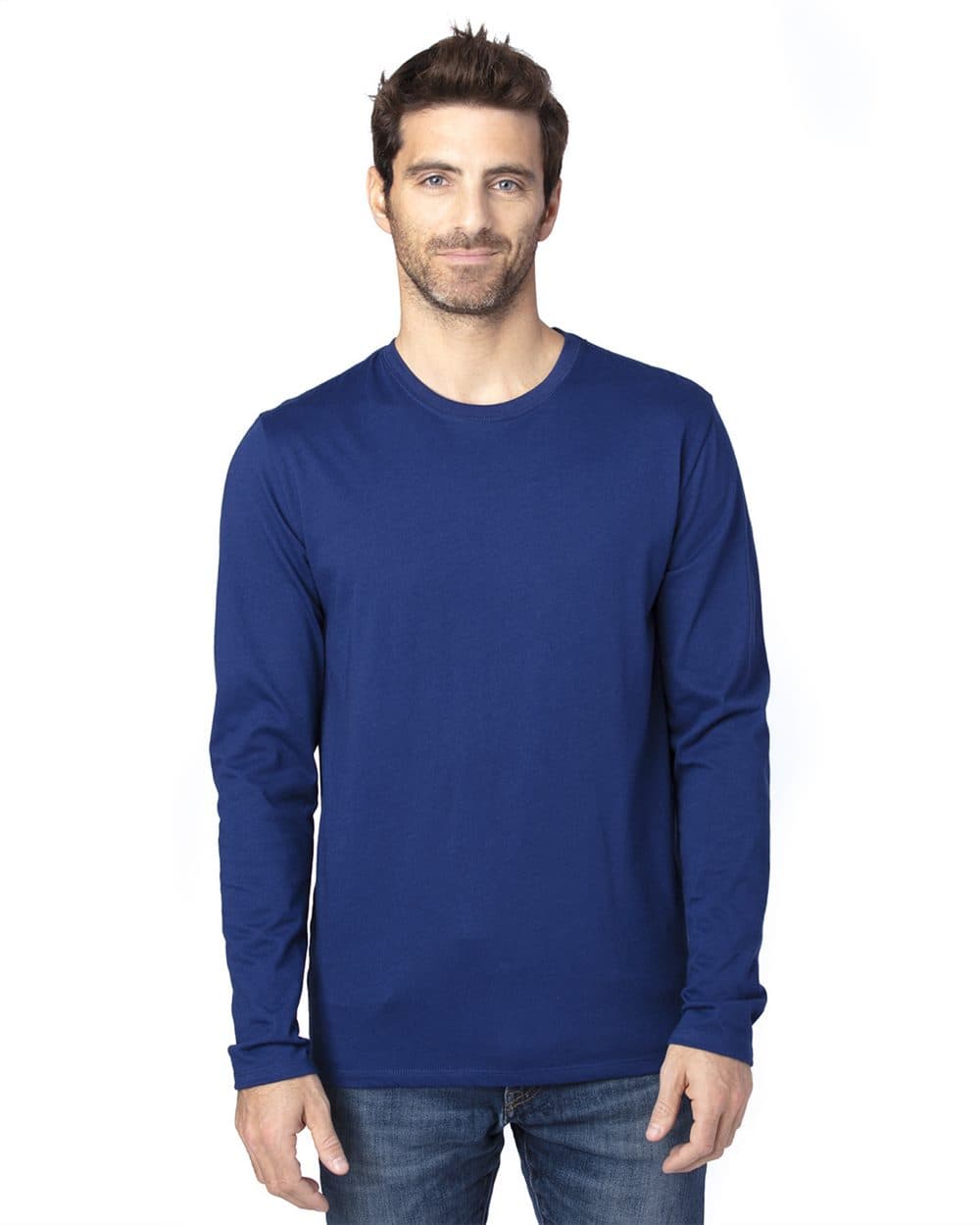 Threadfast Apparel Unisex Ultimate CVC Long Sleeve T-Shirt - Image 1