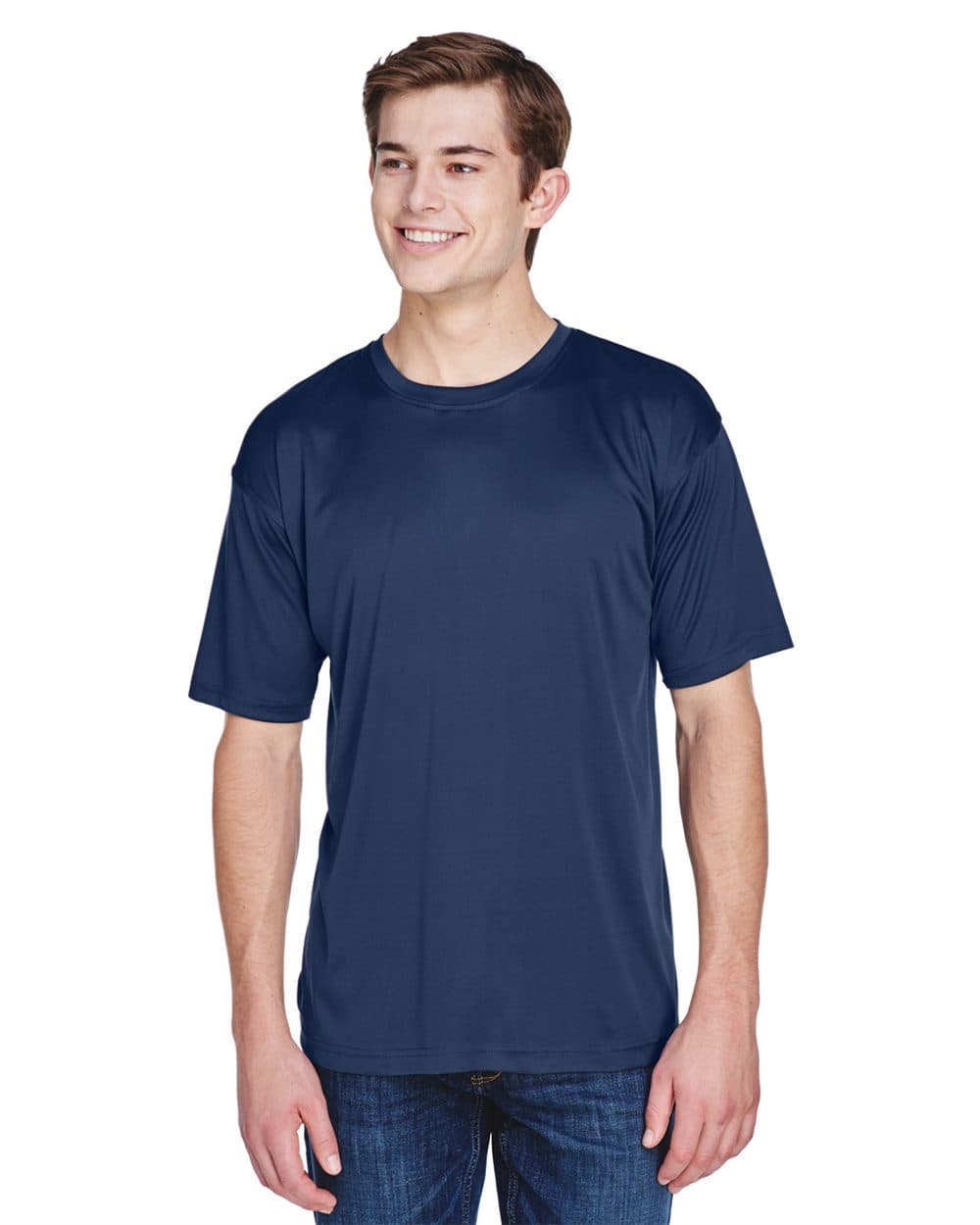 UltraClub Men's Cool & Dry Basic Performance T-Shirt - Image 1