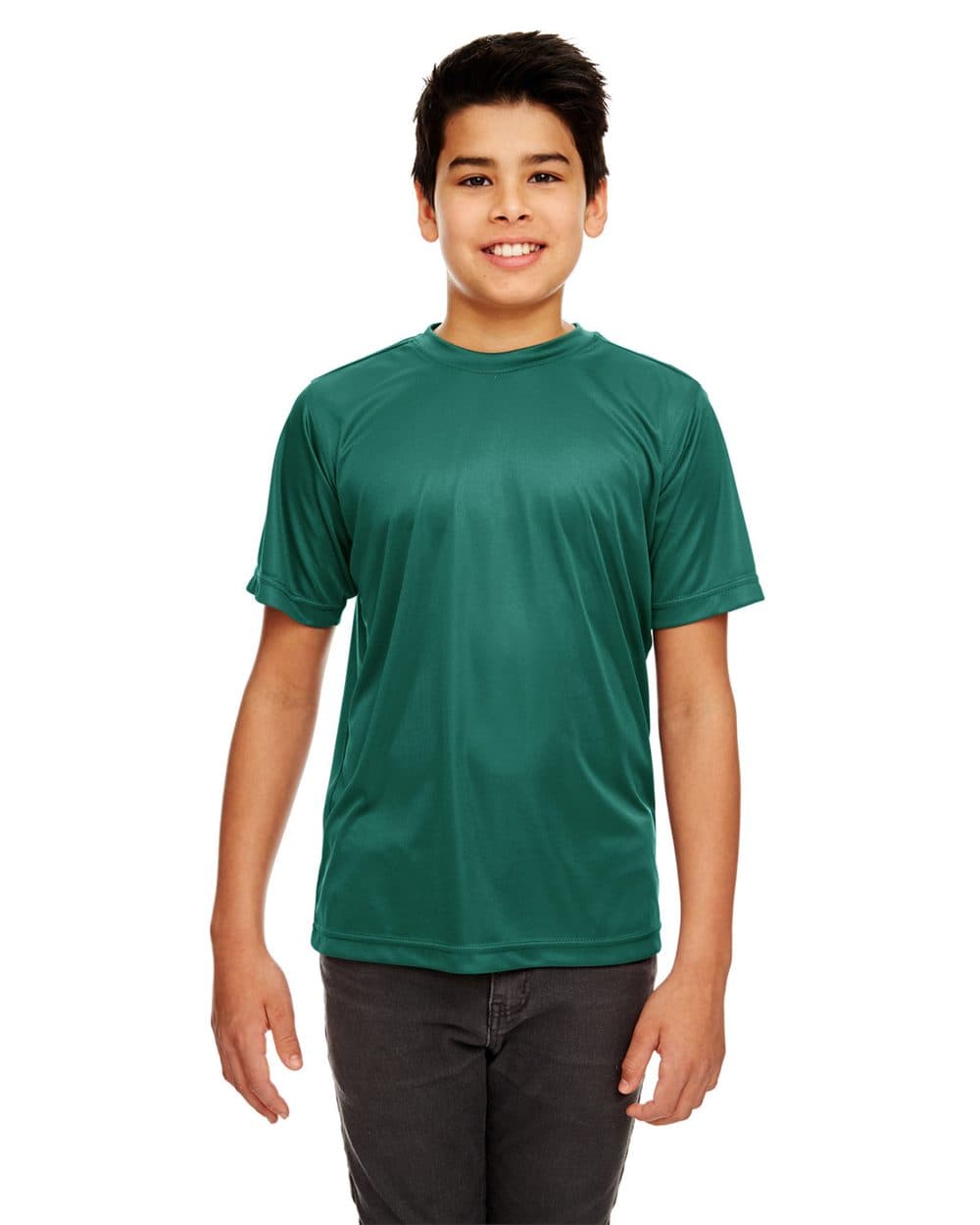 UltraClub Youth Cool & Dry Sport Performance Interlock T-shirt - Image 1
