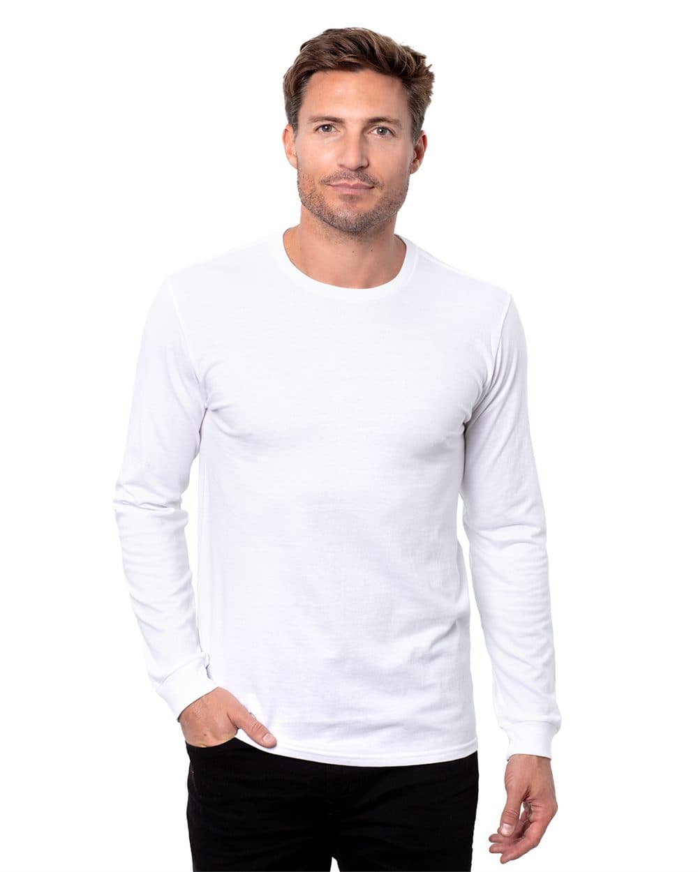 Threadfast Apparel Unisex Epic CVC Long Sleeve T-Shirt - Image 1