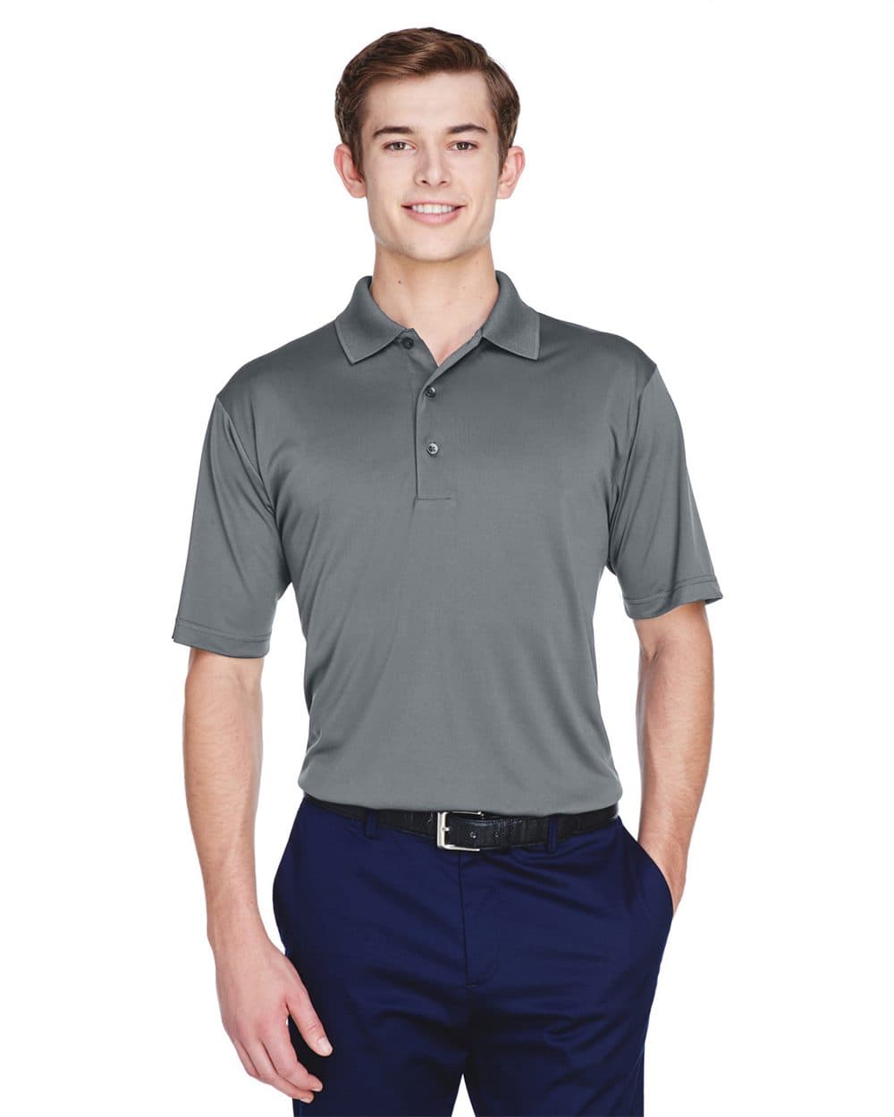 UltraClub Men's Cool & Dry 8-Star Elite Performance Interlock Polo - Image 1