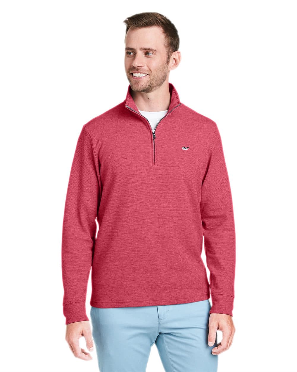 vineyard vines Men's Saltwater Quarter-Zip Pullover - Image 1