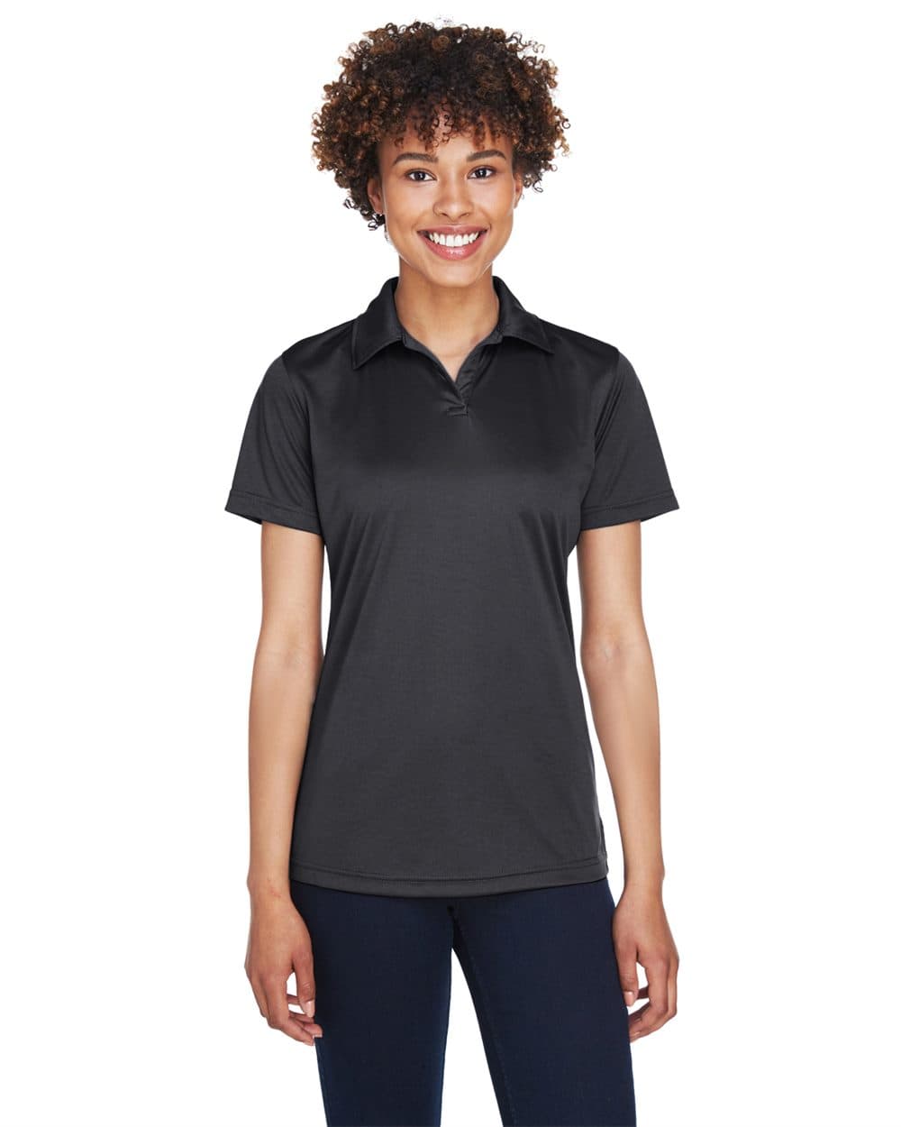 UltraClub Women's Cool & Dry Sport Performance Interlock Polo - Image 1