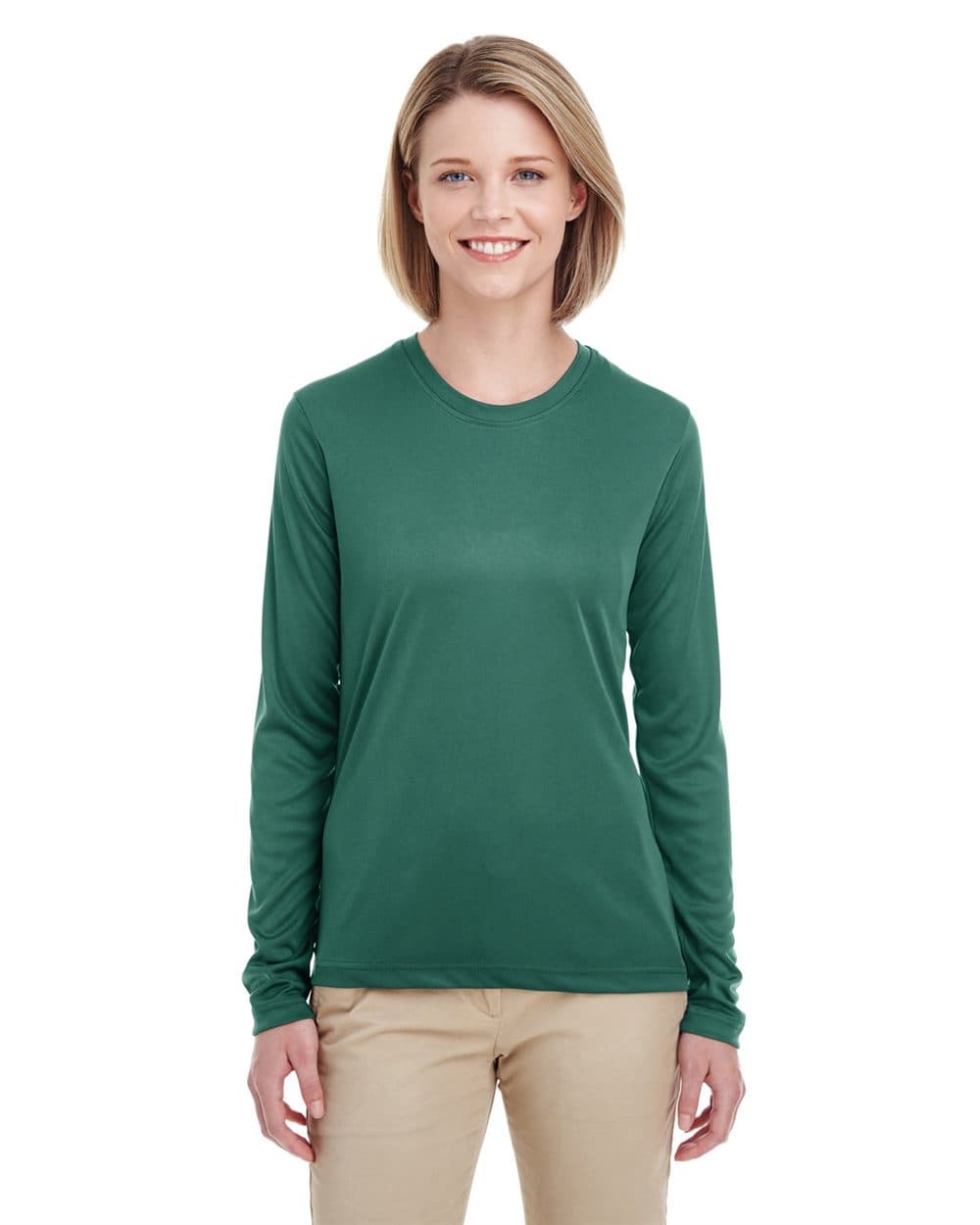 UltraClub Women's Cool & Dry Performance Long Sleeve Top - Image 1
