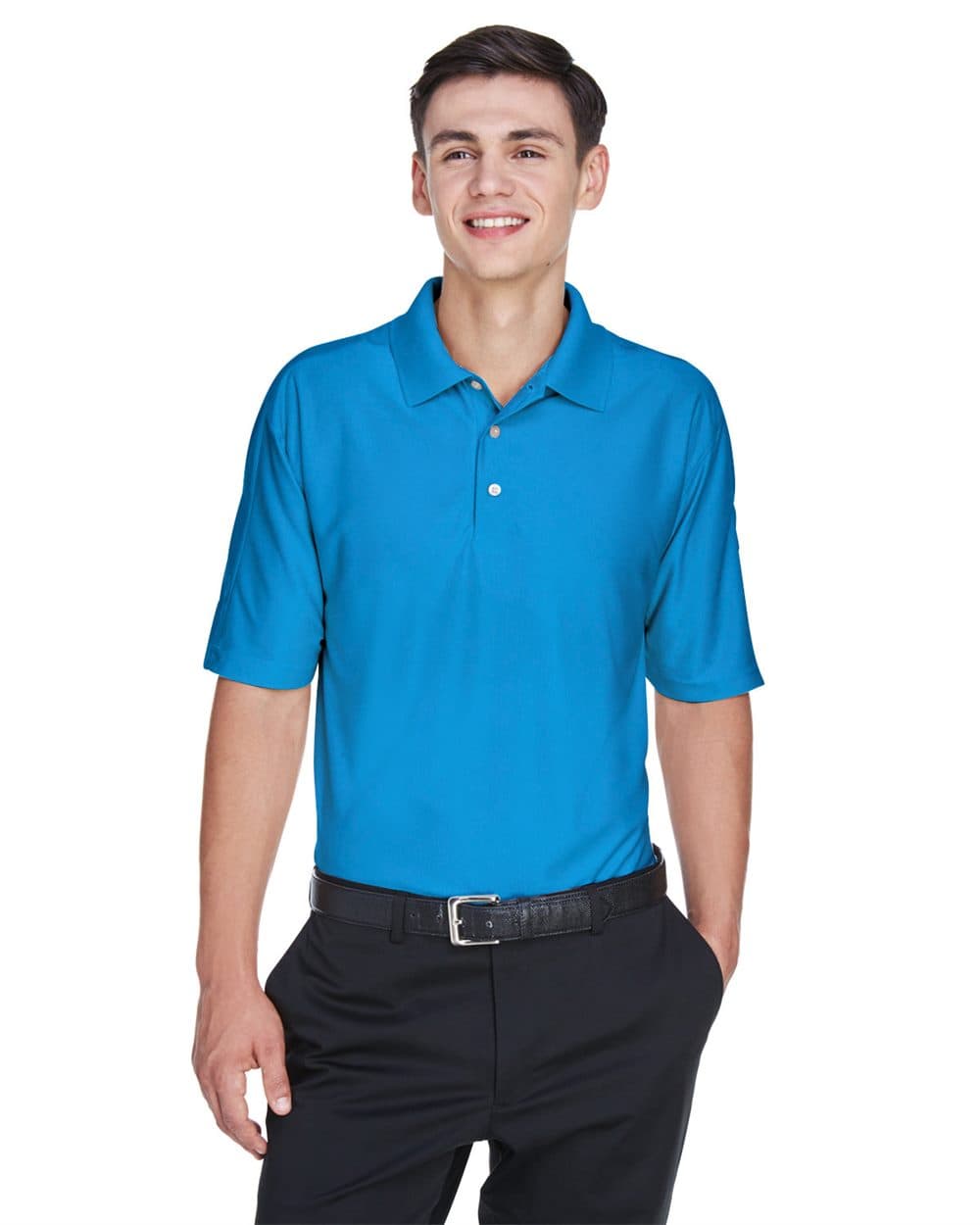 UltraClub Men's Cool & Dry Elite Performance Polo - Image 1
