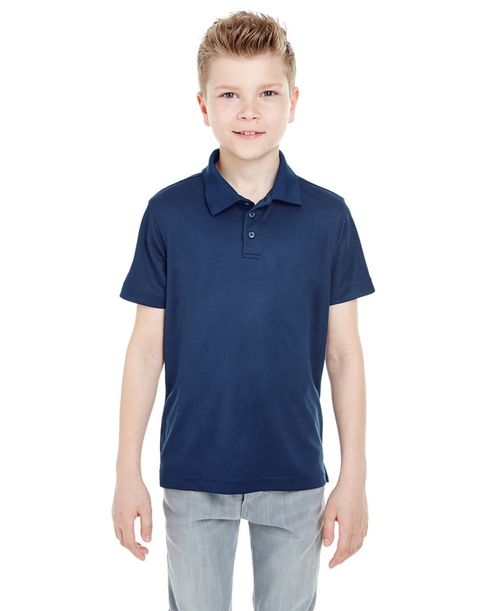 UltraClub Youth Cool & Dry Mesh Piqué Polo - Image 1