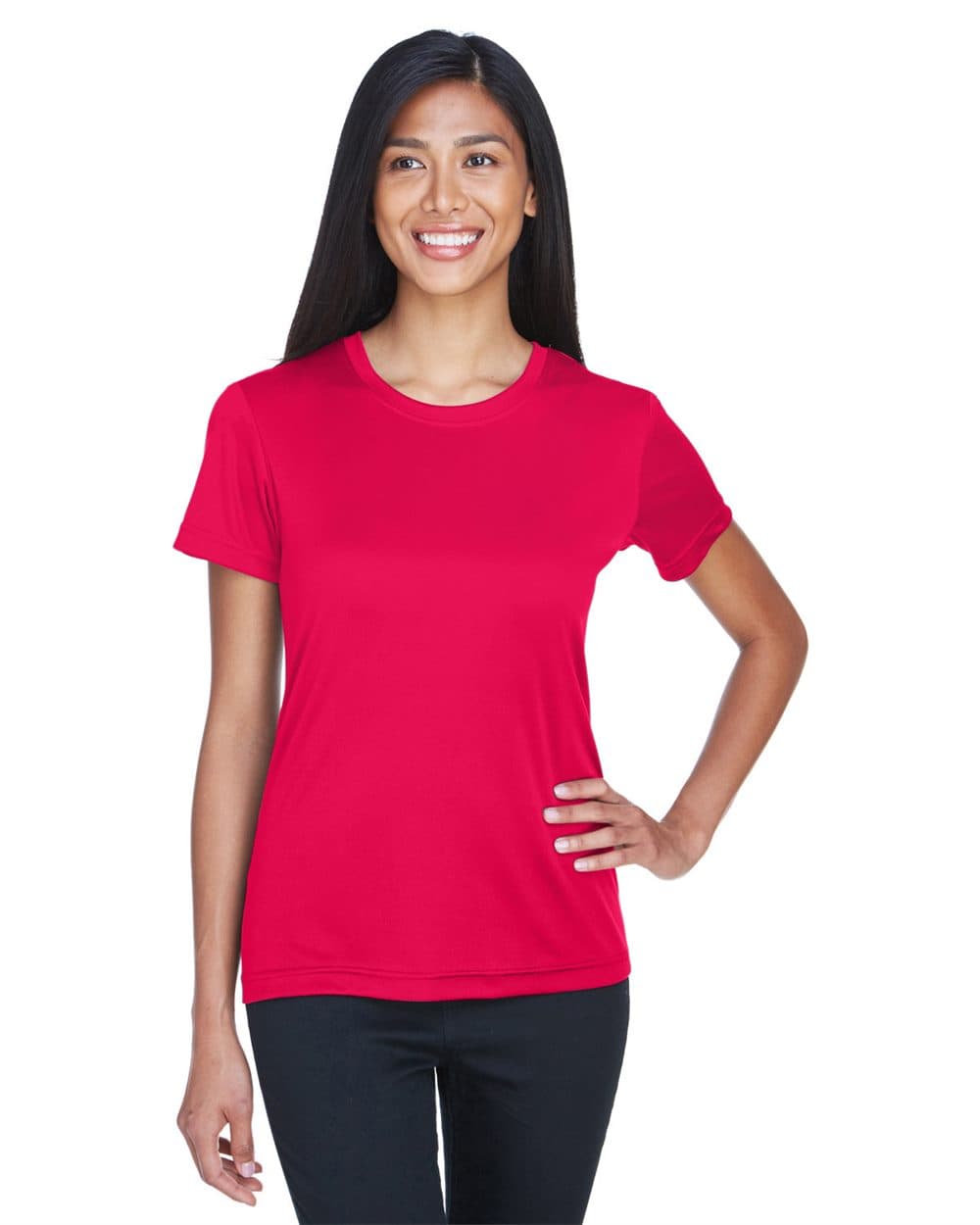 UltraClub Women's Cool and Dry Performance T-Shirt - Image 1