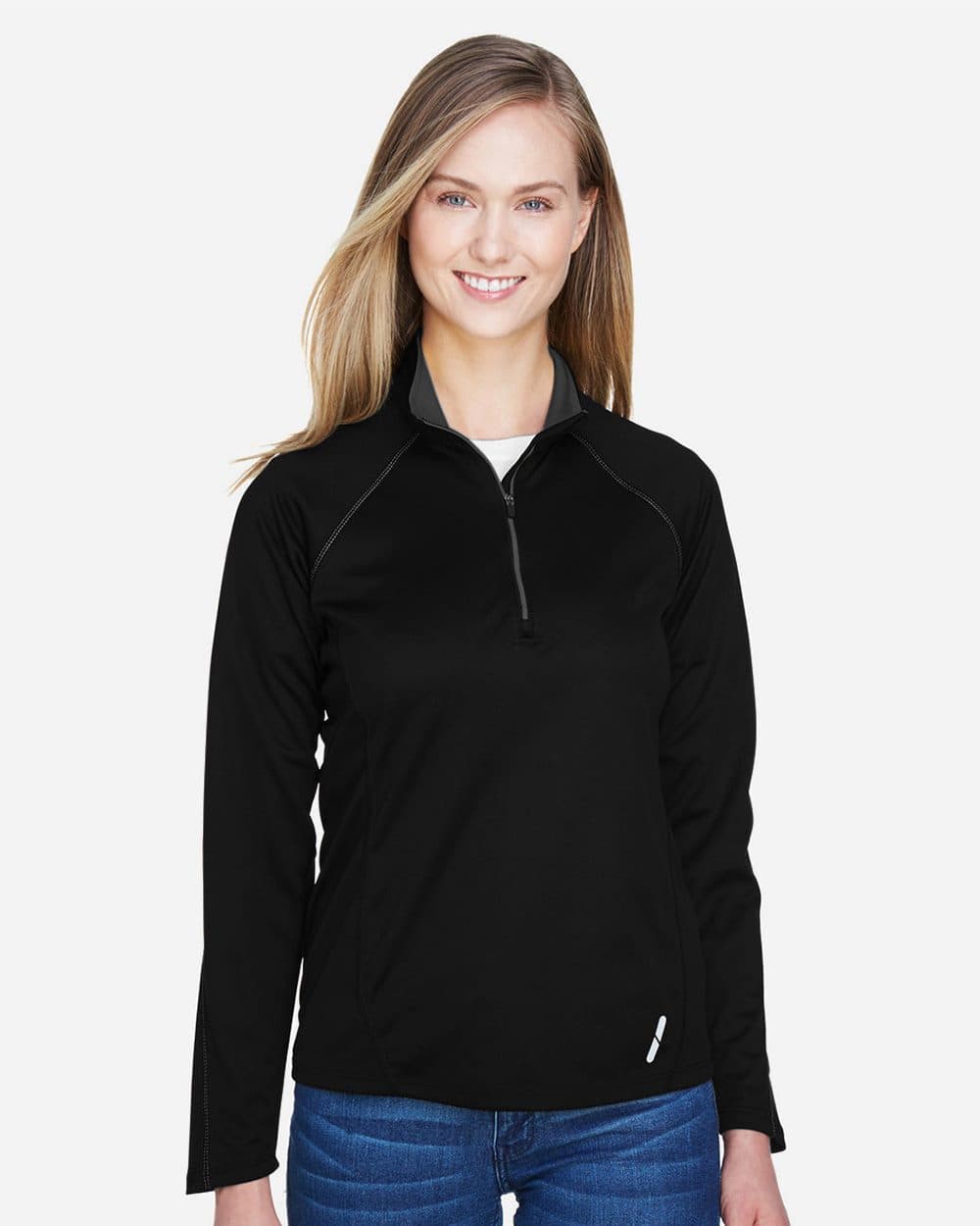 North End Women's Radar Performance Quarter-Zip Pullover - Image 1