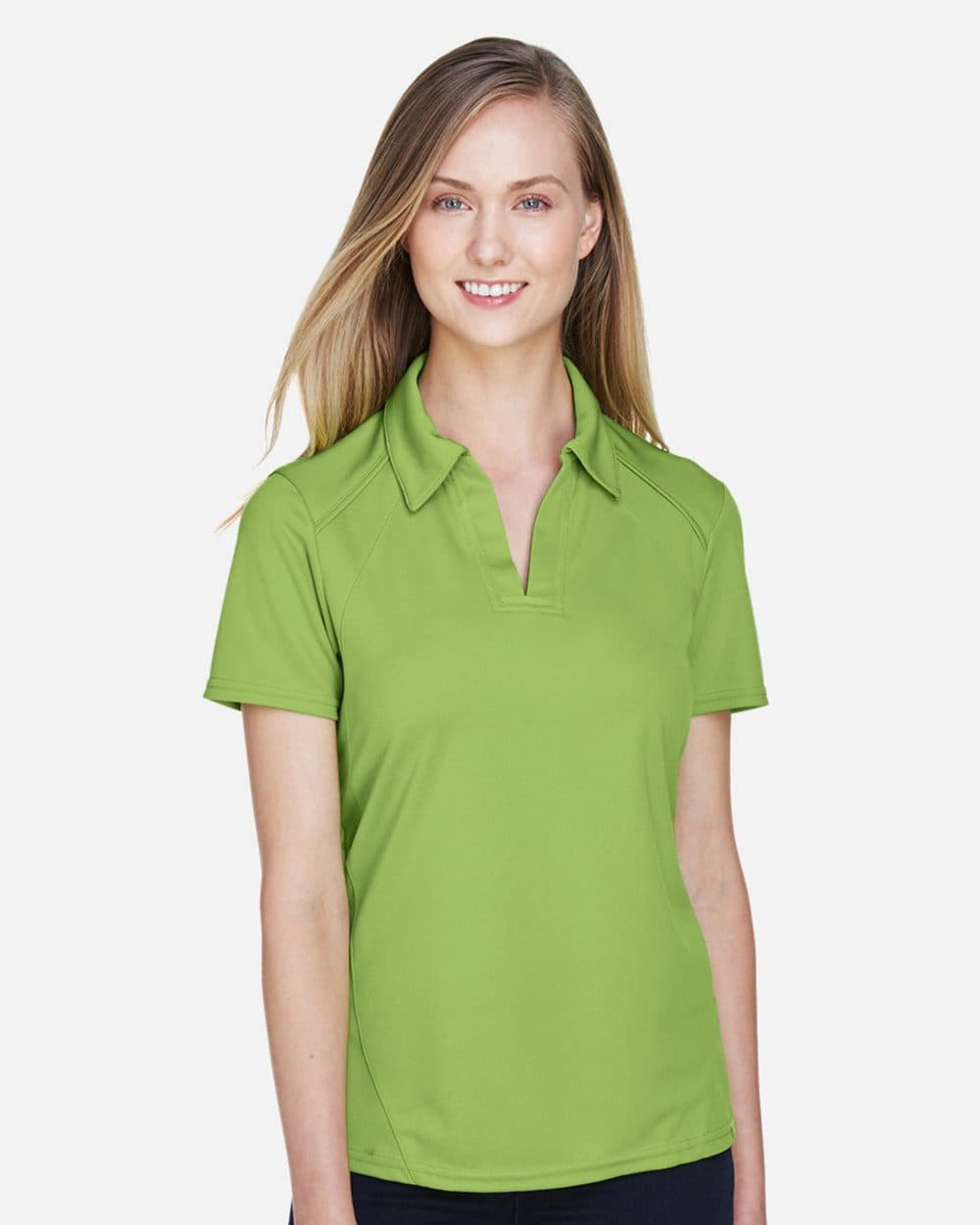 North End Women's Recycled Polyester Performance Pique Polo - Image 1