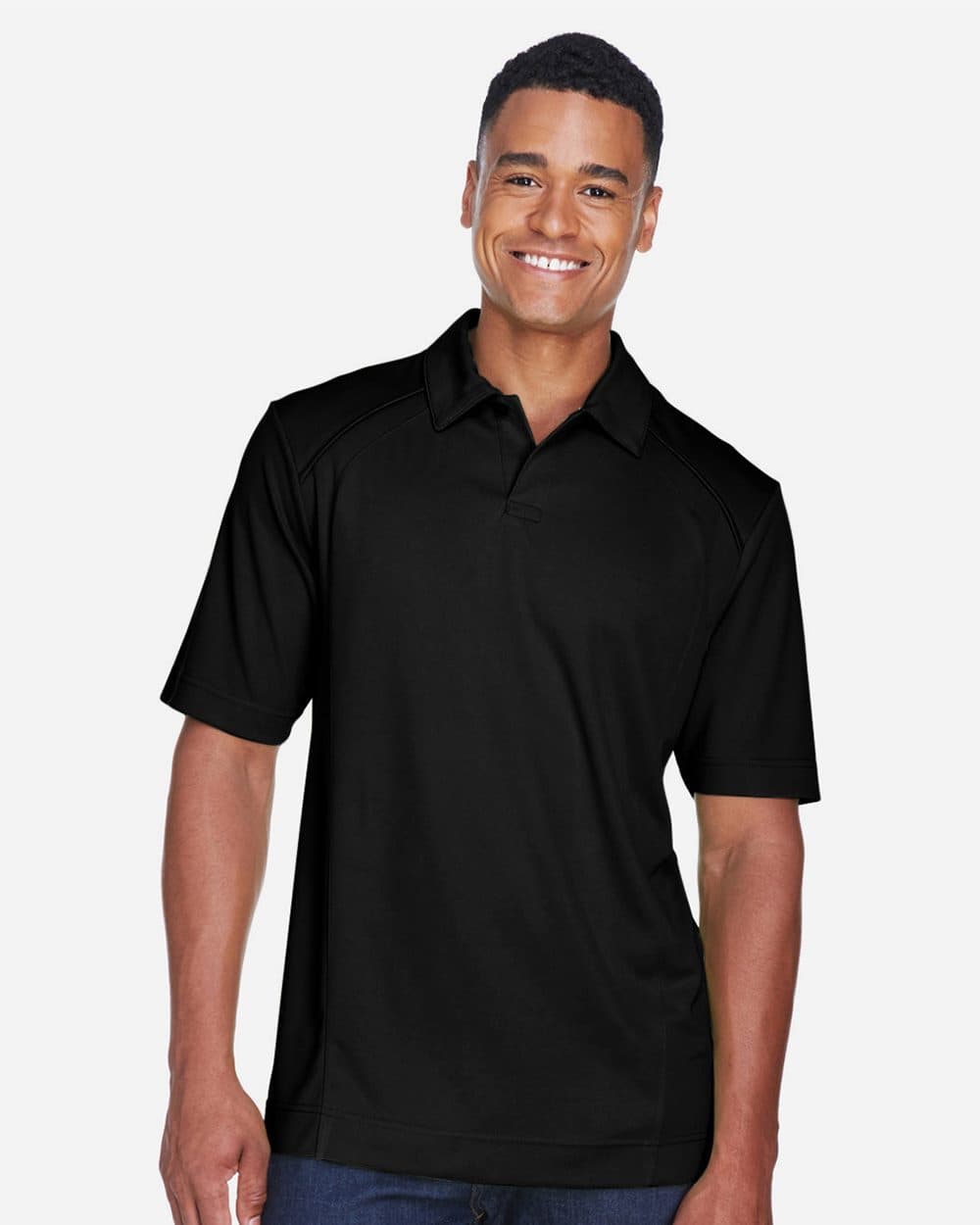 North End Men's Recycled Polyester Performance Pique Polo - Image 1