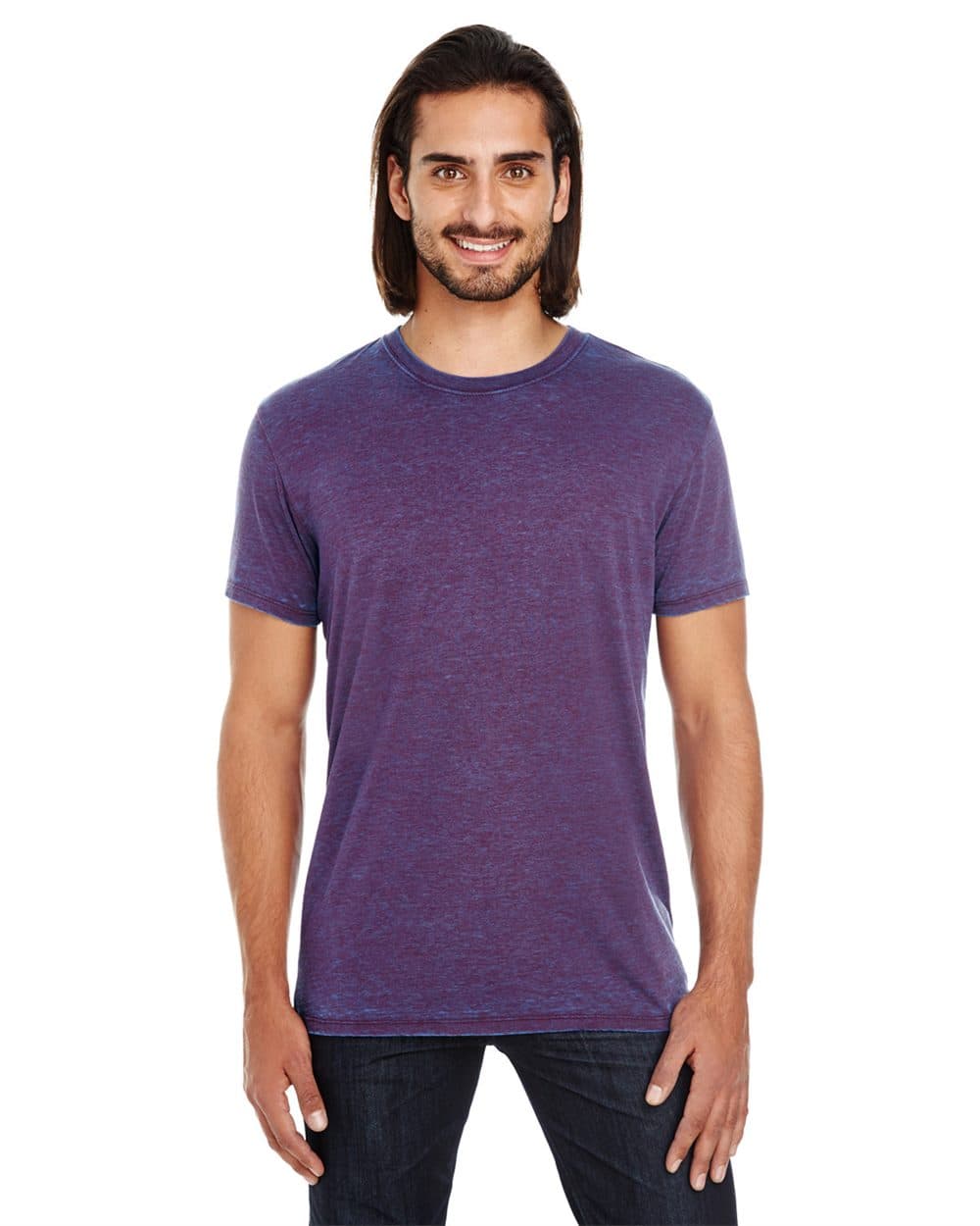 Threadfast Apparel Unisex Cross Dye T-Shirt - Image 1