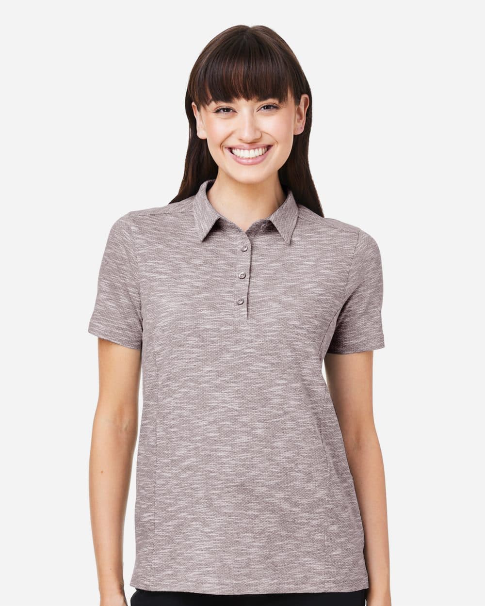 North End Women's Eclipse Jacquard Polo - Image 1