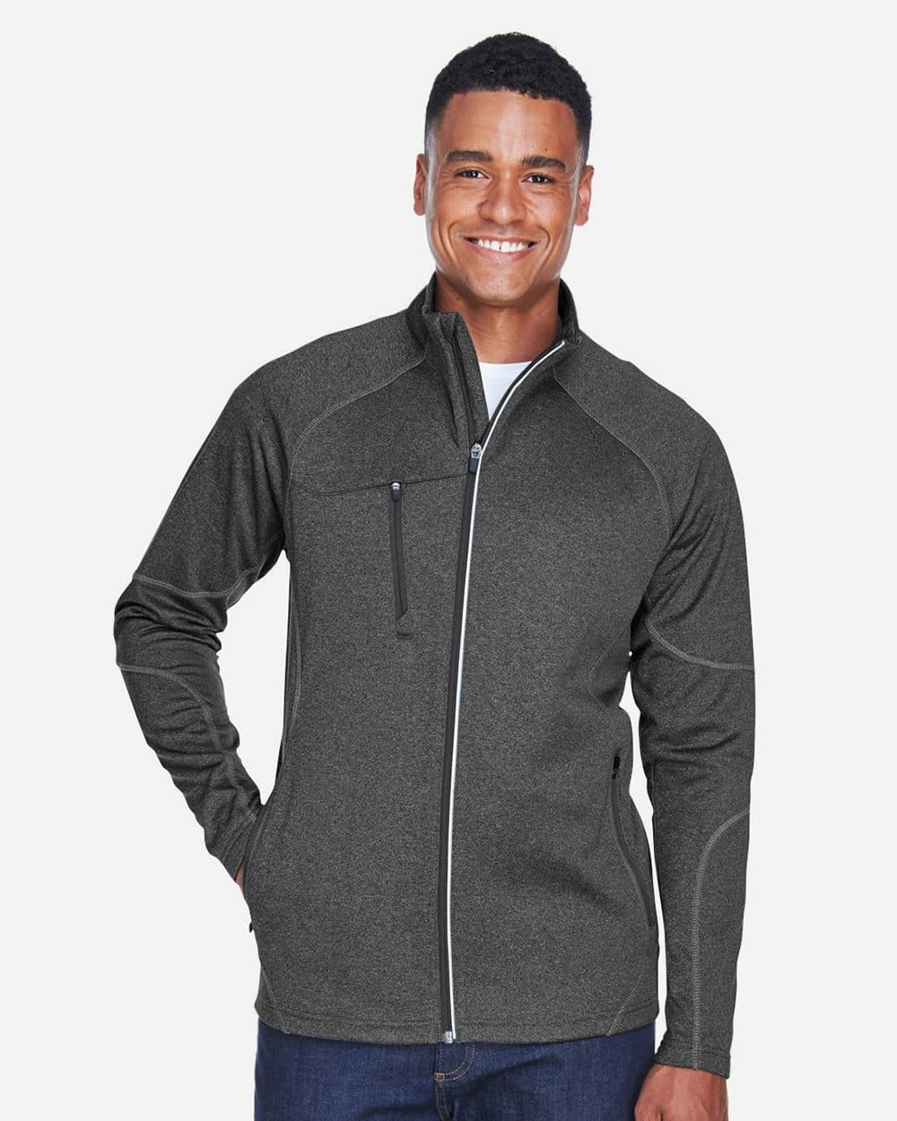 North End Men's Gravity Performance Fleece Jacket - Image 1