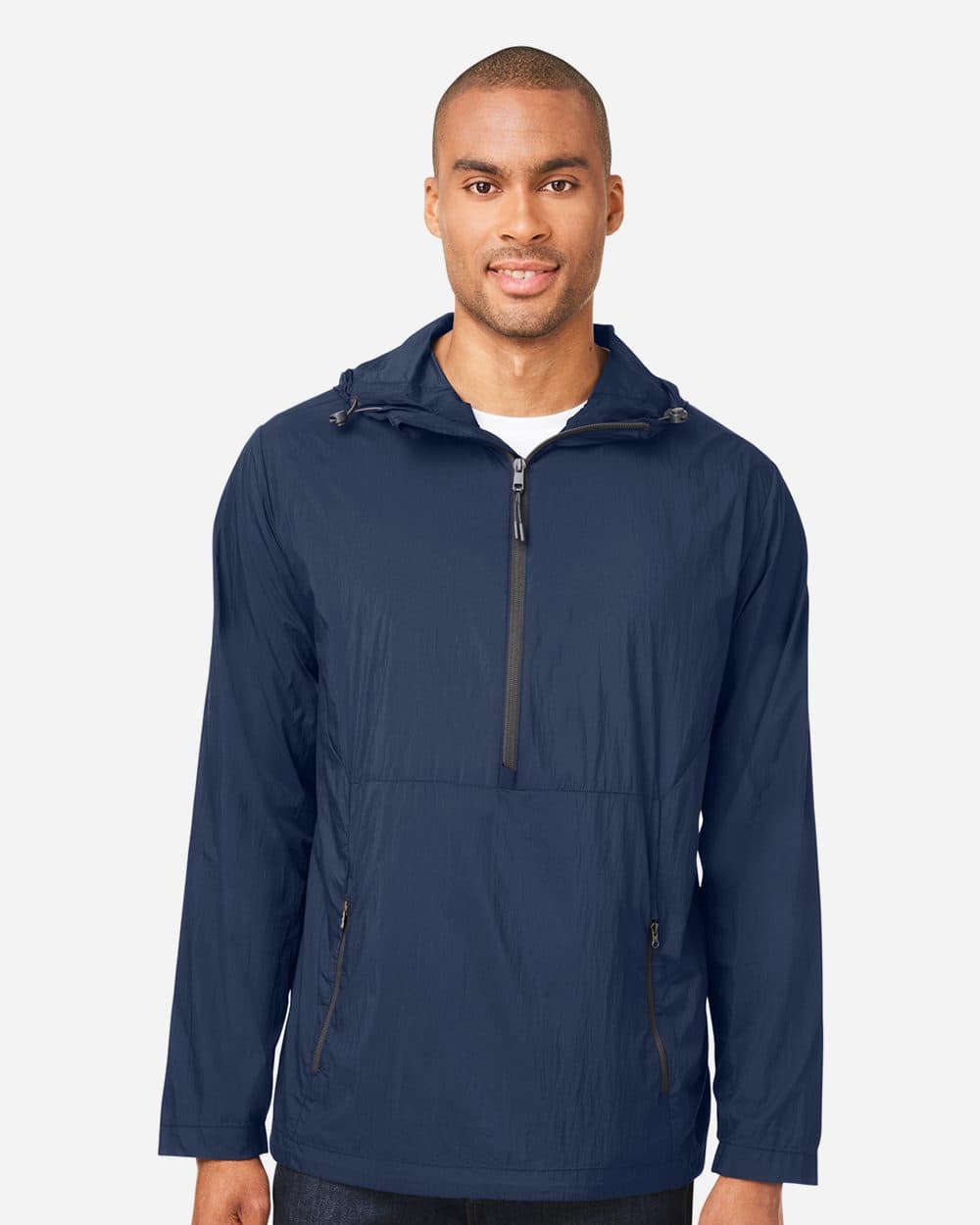 North End Men's Aura Lightweight Packable Anorak - Image 1
