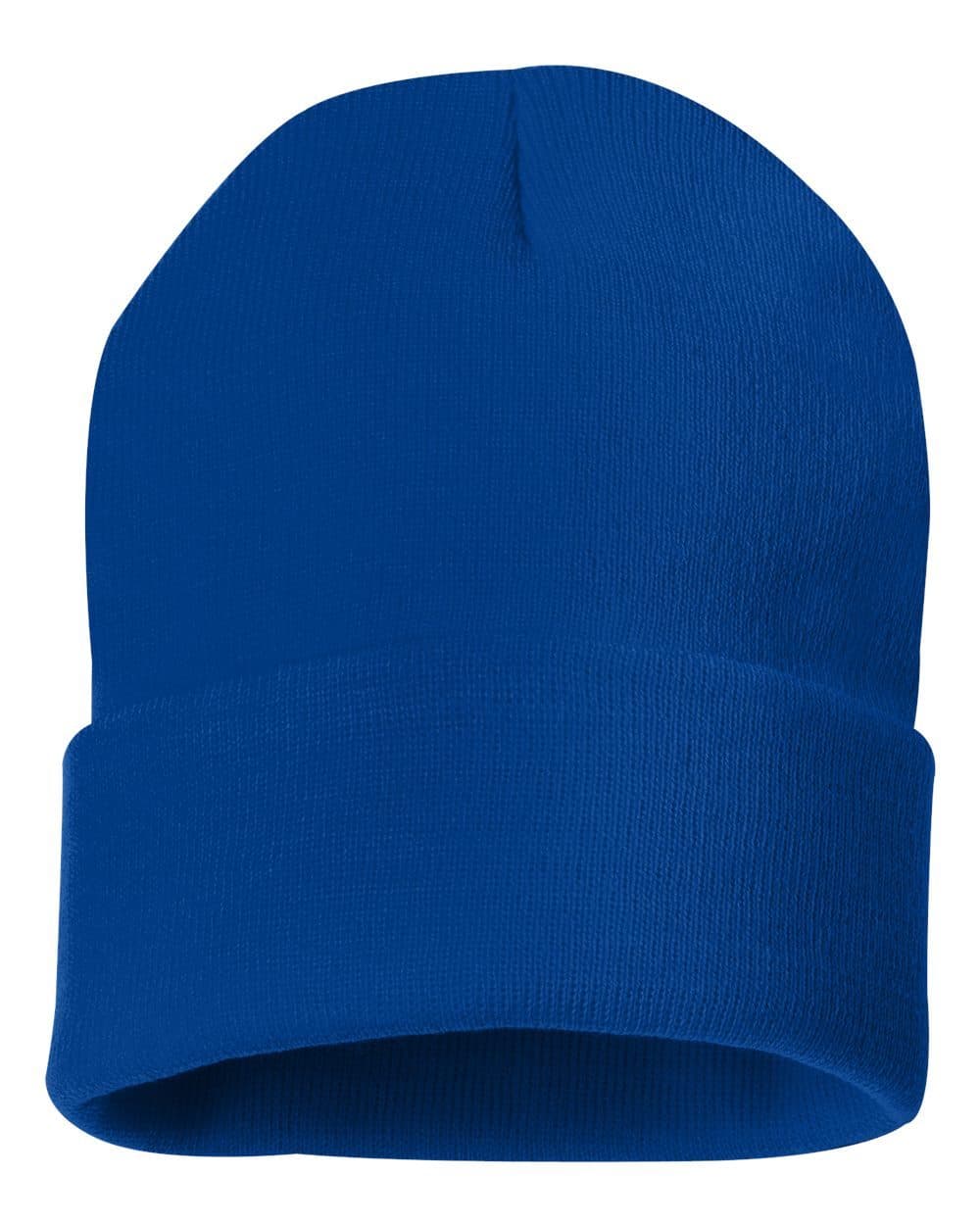Sportsman 12" Solid Cuffed Beanie - Image 1