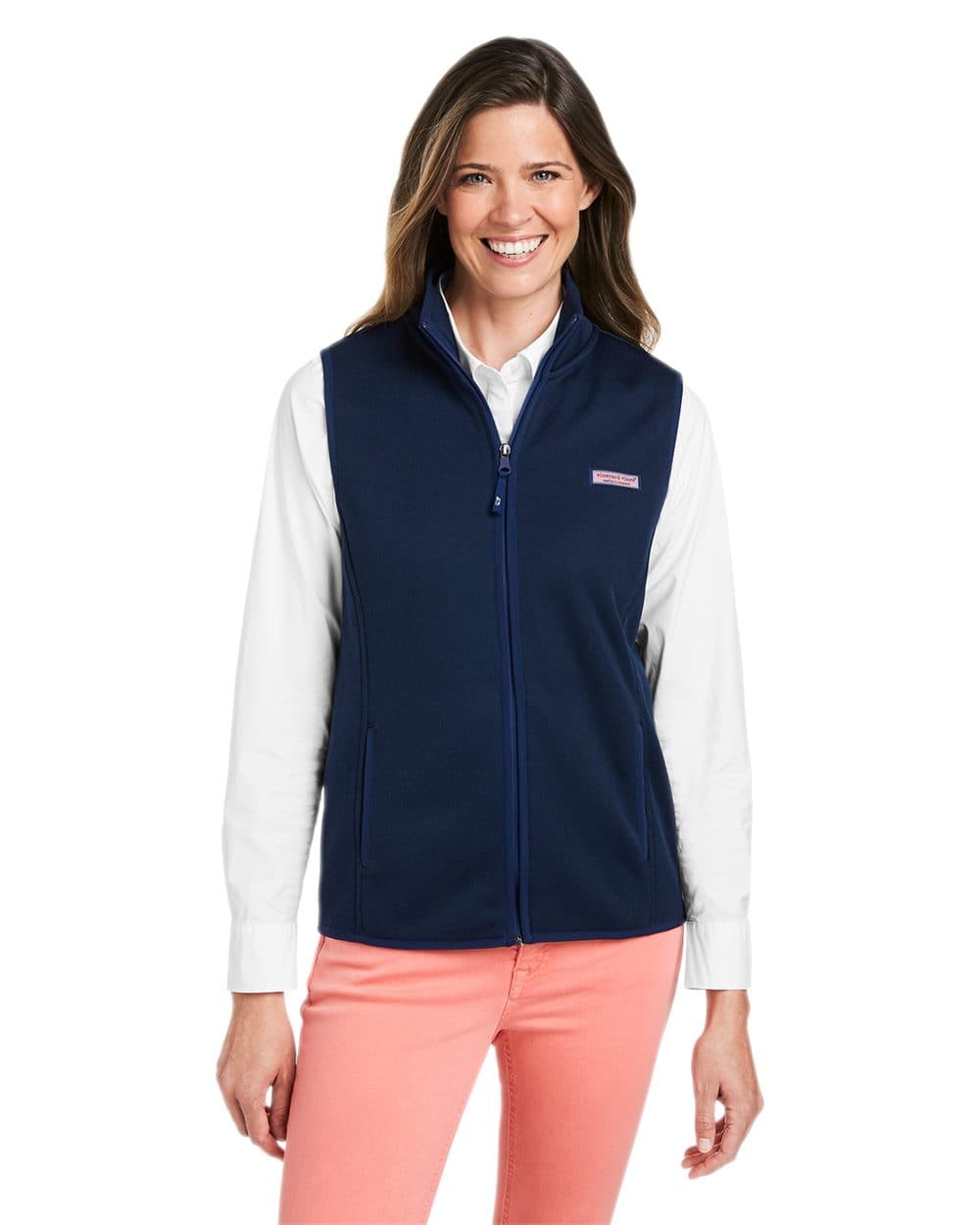vineyard vines Women's Mountain Sweater Fleece Vest - Image 1
