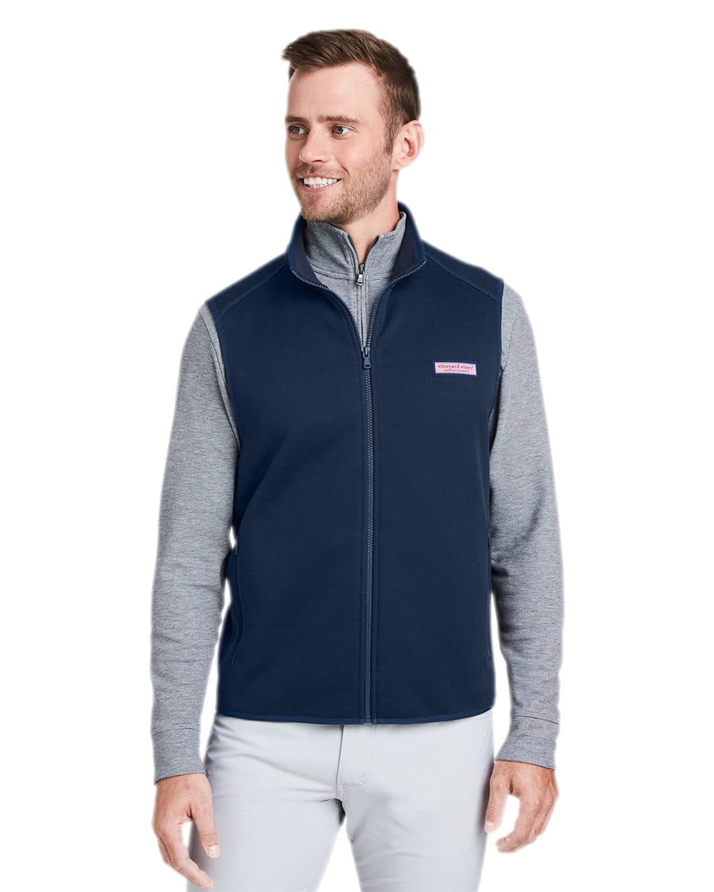 vineyard vines Men's Mountain Sweater Fleece Vest - Image 1
