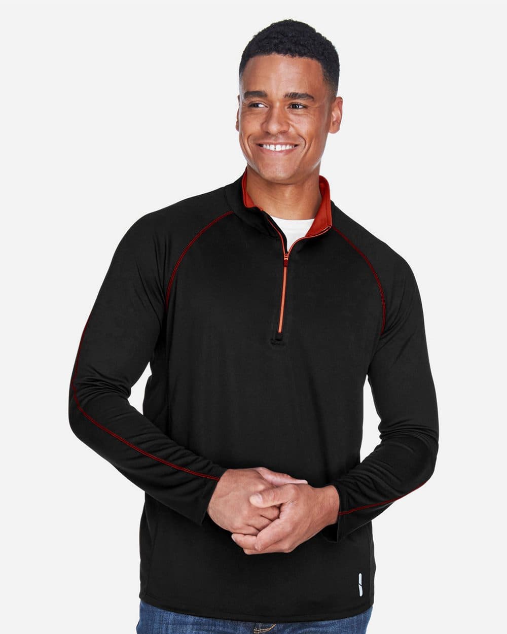 North End Men's Radar Performance Quarter-Zip Pullover - Image 1
