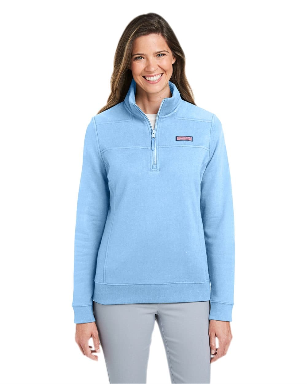 vineyard vines Women’s Collegiate Shep Quarter-Zip Sweatshirt - Image 1
