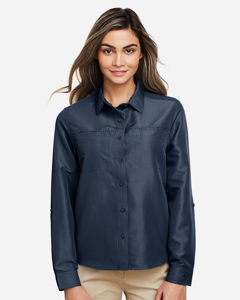 Harriton Women's Key West Performance Staff Shirt - Image 1