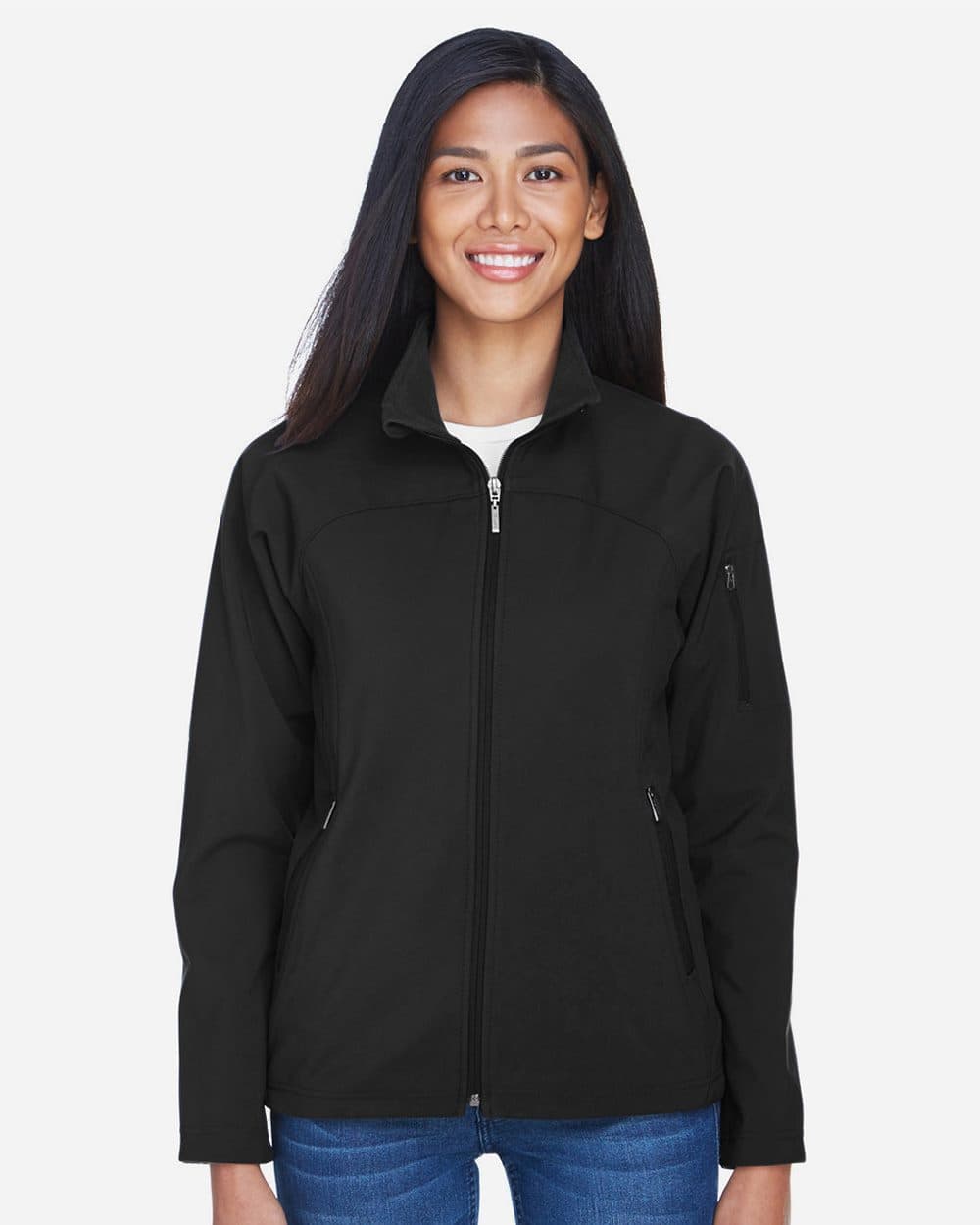 North End Women's 3-Layer Fleece Performance Soft Shell Jacket - Image 1
