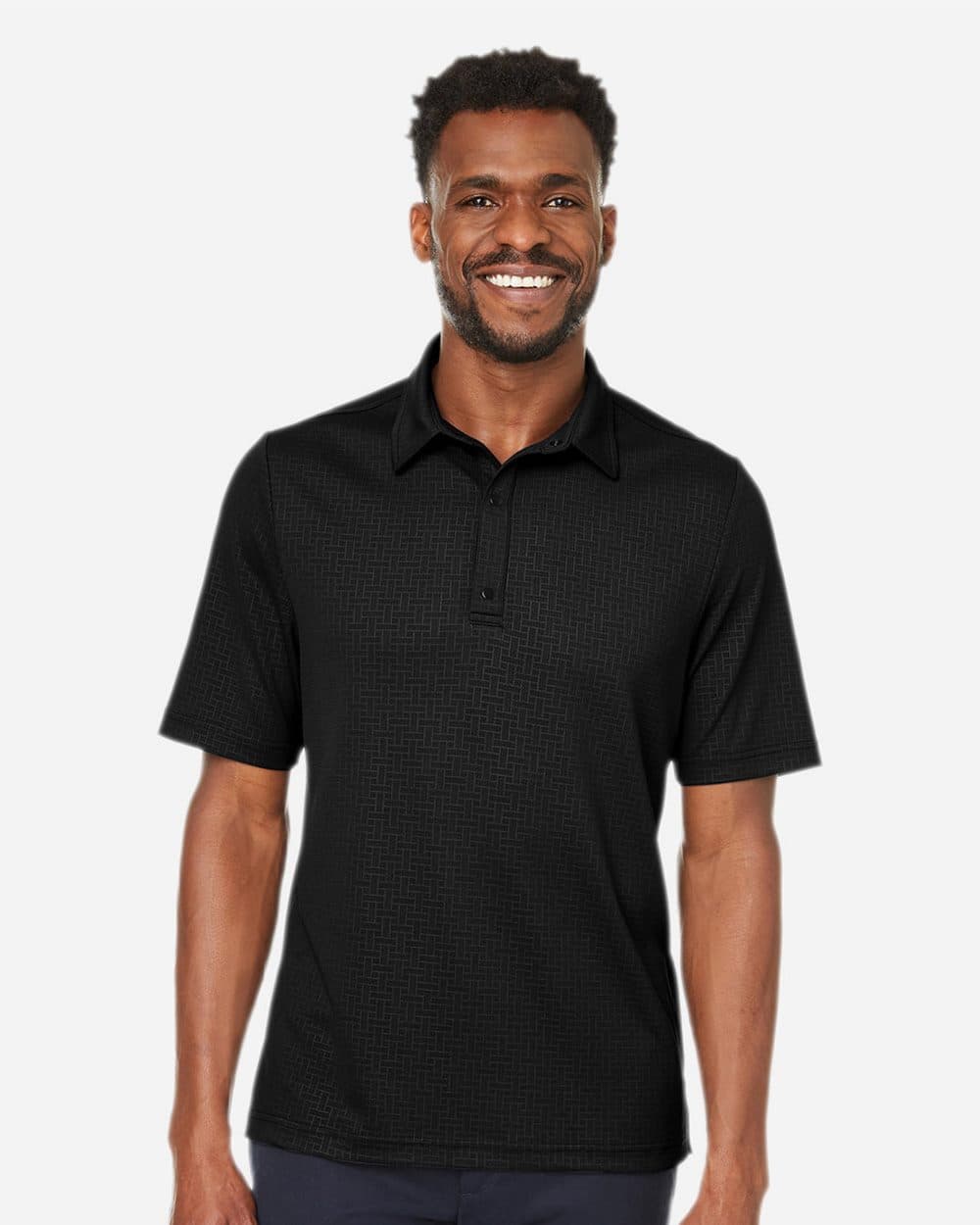 North End Men's Replay Recycled Pique Polo - Image 1